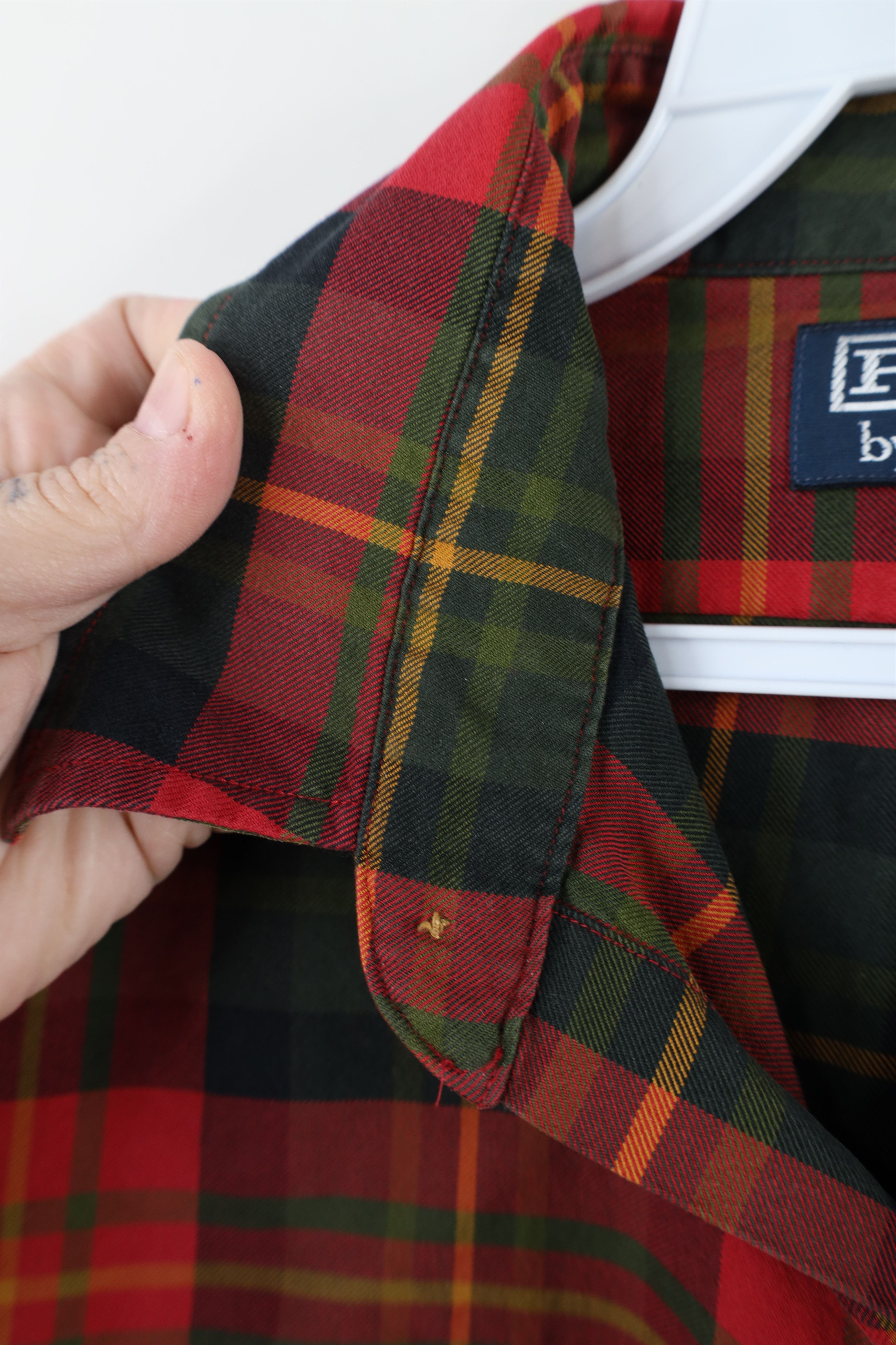 Polo Ralph Lauren Vintage 90s Ralph Lauren Rainbow Plaid Flannel Button Shirt Size US M / EU 48-50 / 2 - 8 Thumbnail
