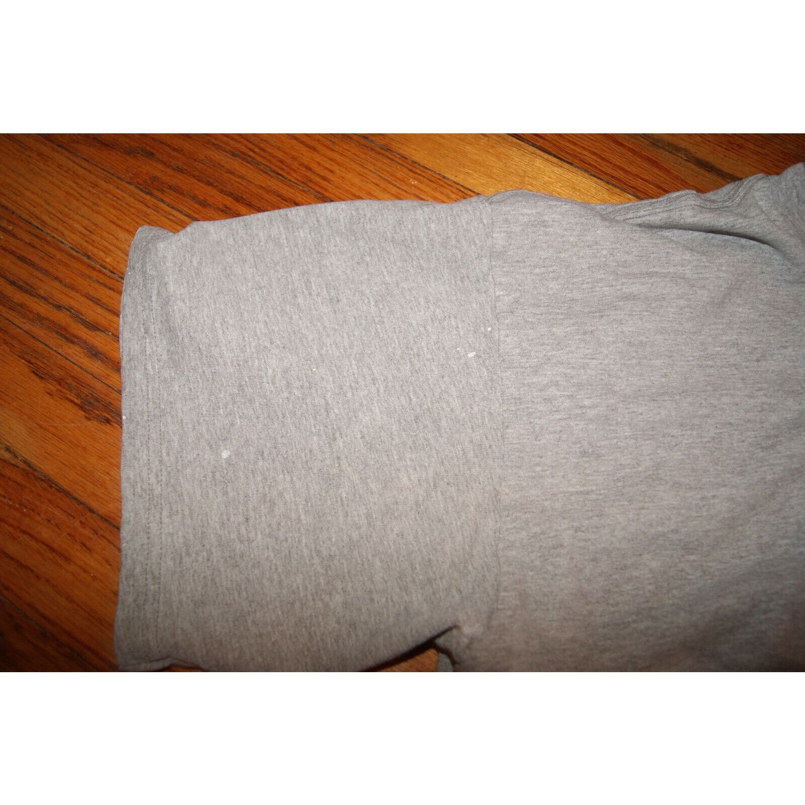 Nike VTG 90s Nike Mini Swoosh T-Shirt Gray Mens Large White Tag Size US L / EU 52-54 / 3 - 7 Thumbnail