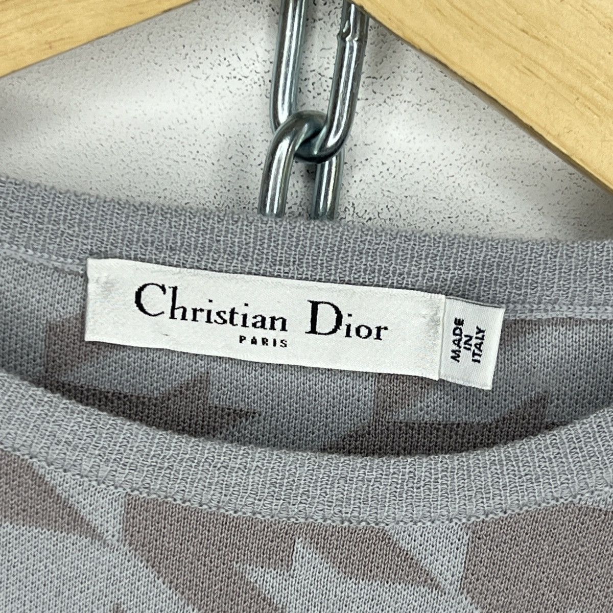 Dior Christian Dior Paris Jumper Sweater Knit Wool Gray Size S / US 4 / IT 40 - 5 Thumbnail