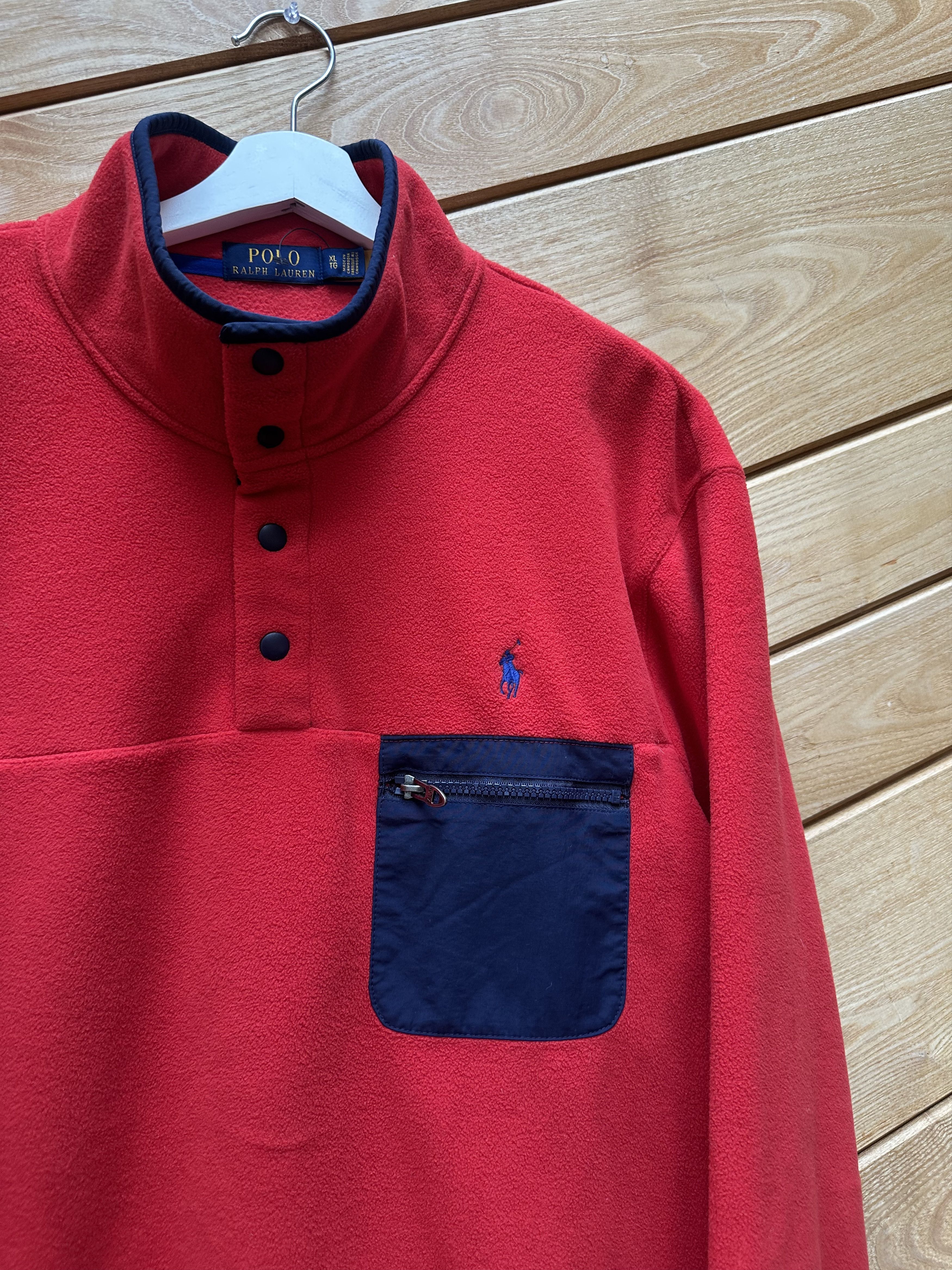 Polo Ralph Lauren Men’s Casual 1/3 Zip Sweater Fleece Polo Ralph Lauren Size US XL / EU 56 / 4 - 8 Thumbnail