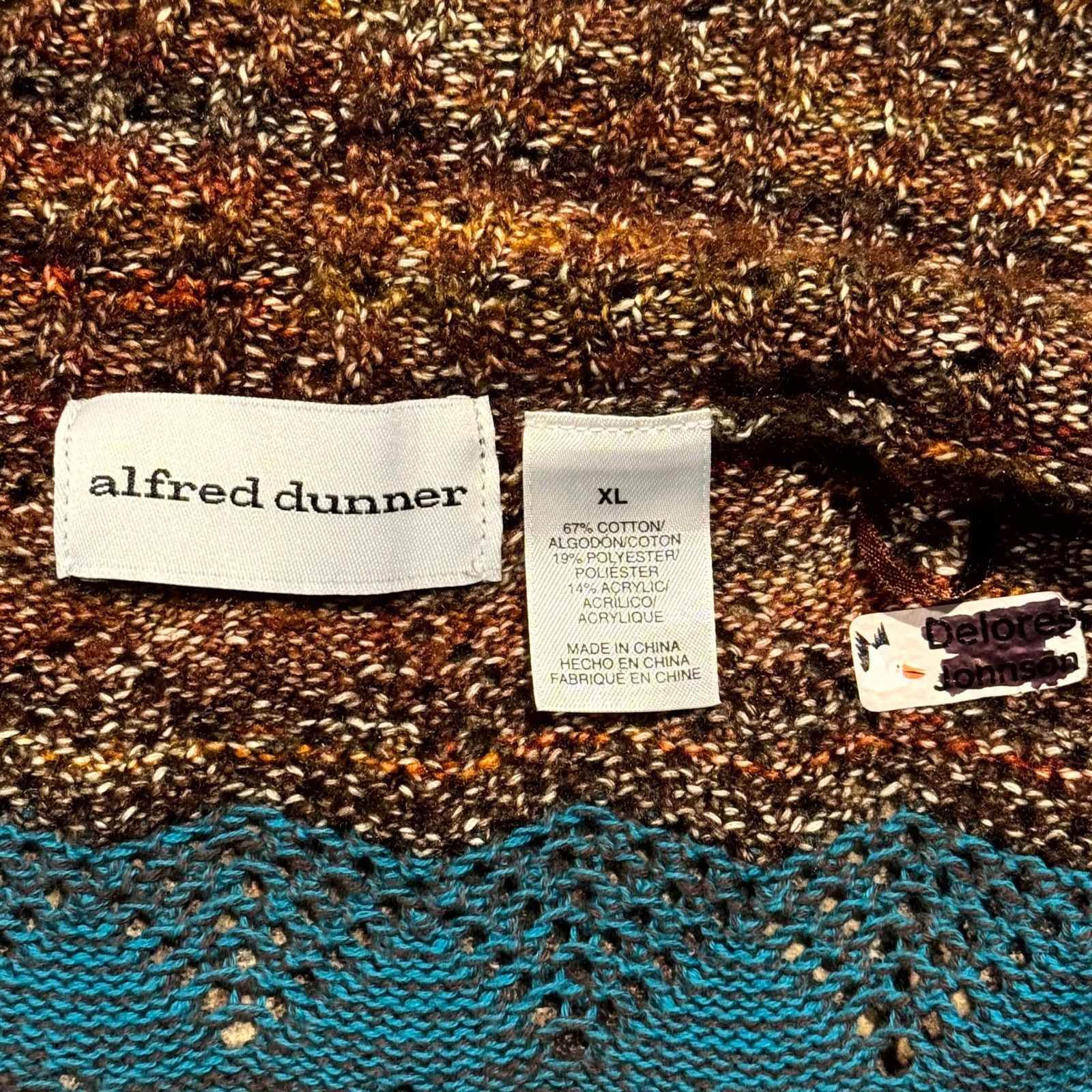 Other Cardigan Sweater Open Front Southwestern Boho Stripe Cozy XL Size XL / US 12-14 / IT 48-50 - 4 Thumbnail