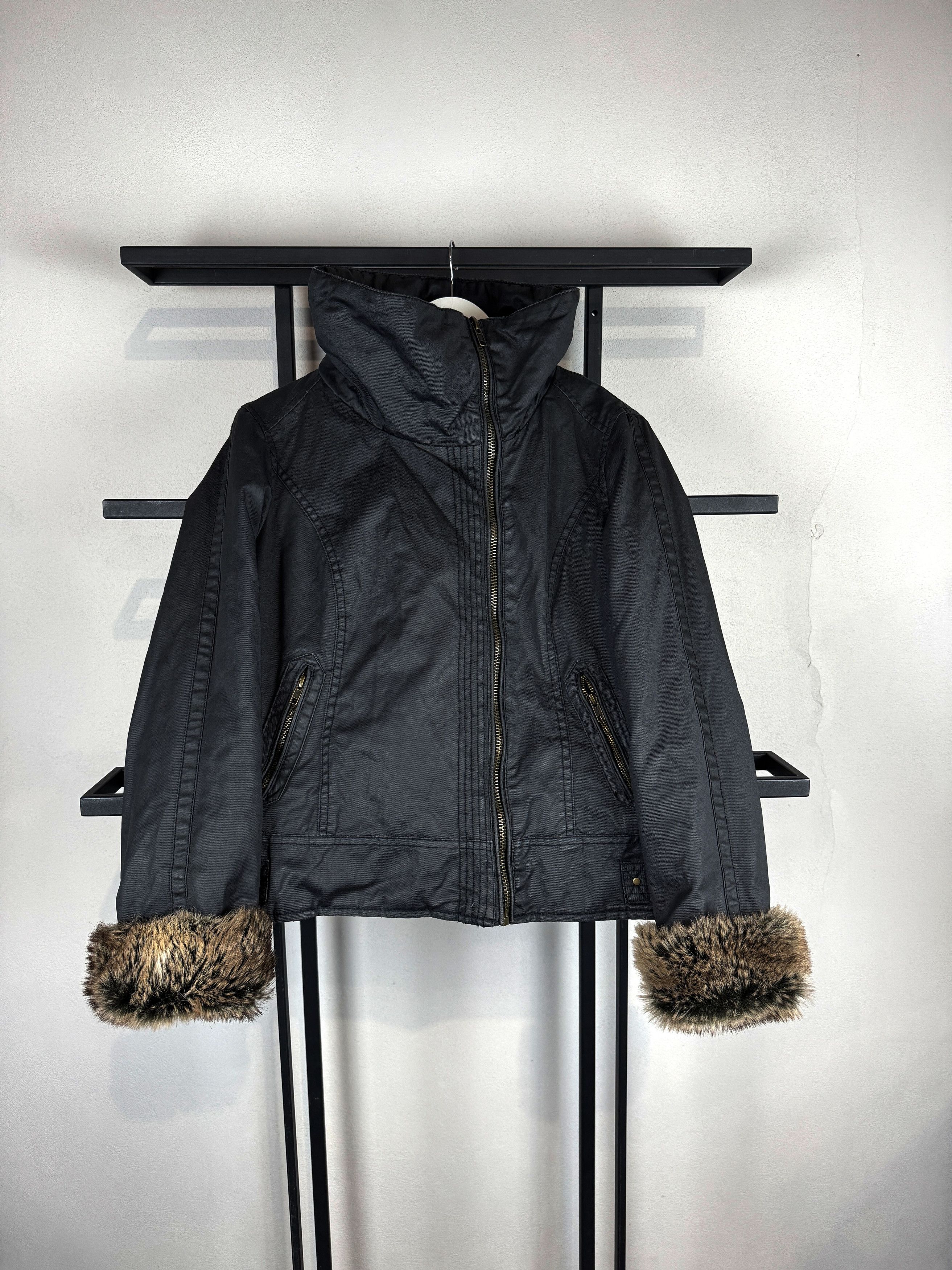 Yohji Yamamoto Streetwear Japanese Hysteric Style Denim Fur Jacket Y2K Size US S / EU 44-46 / 1 - 1 Thumbnail