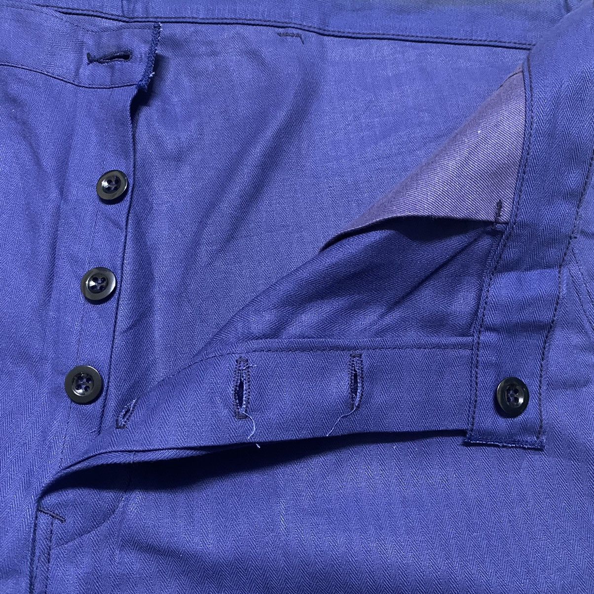 Le Laboureur Vintage 70s Sanfor French Work Pants Indigo Hbt Size US 40 / EU 56 - 19 Thumbnail