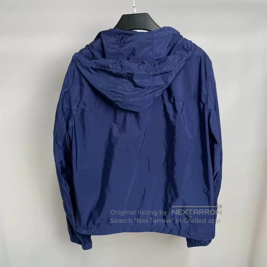 Prada Prada Blue Nylon Triangle Logo Jacket. Size US M / EU 48-50 / 2 - 2 Thumbnail