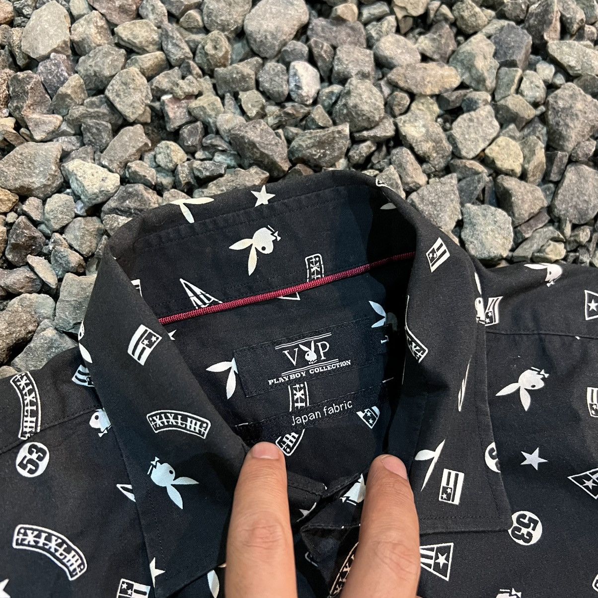 Japanese Brand × Playboy × Vintage Vintage playboy aop shirt Size US L / EU 52-54 / 3 - 5 Thumbnail