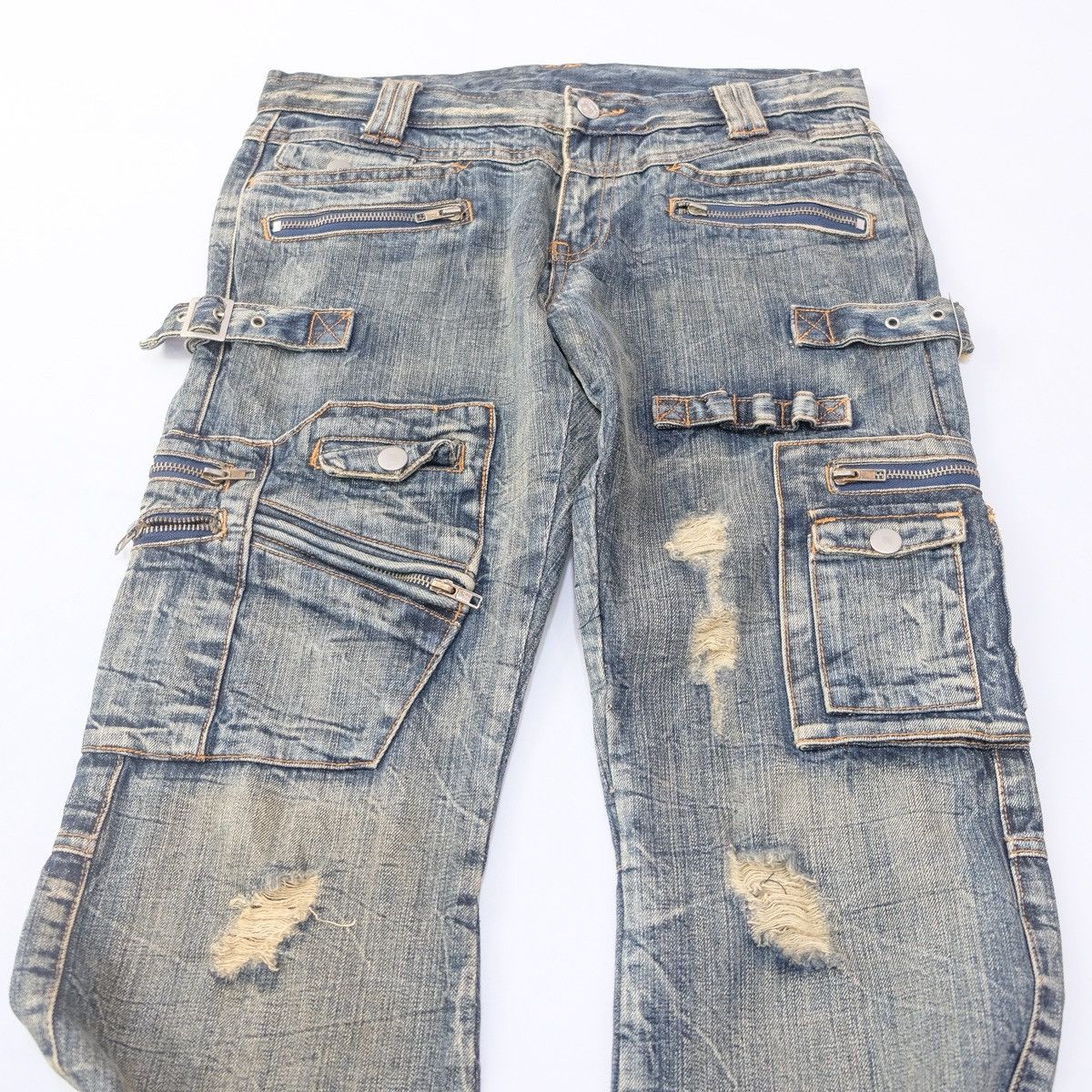 semanticdesign Semantic design mutipocket heavy weight flare jeans Size US 31 - 4 Thumbnail