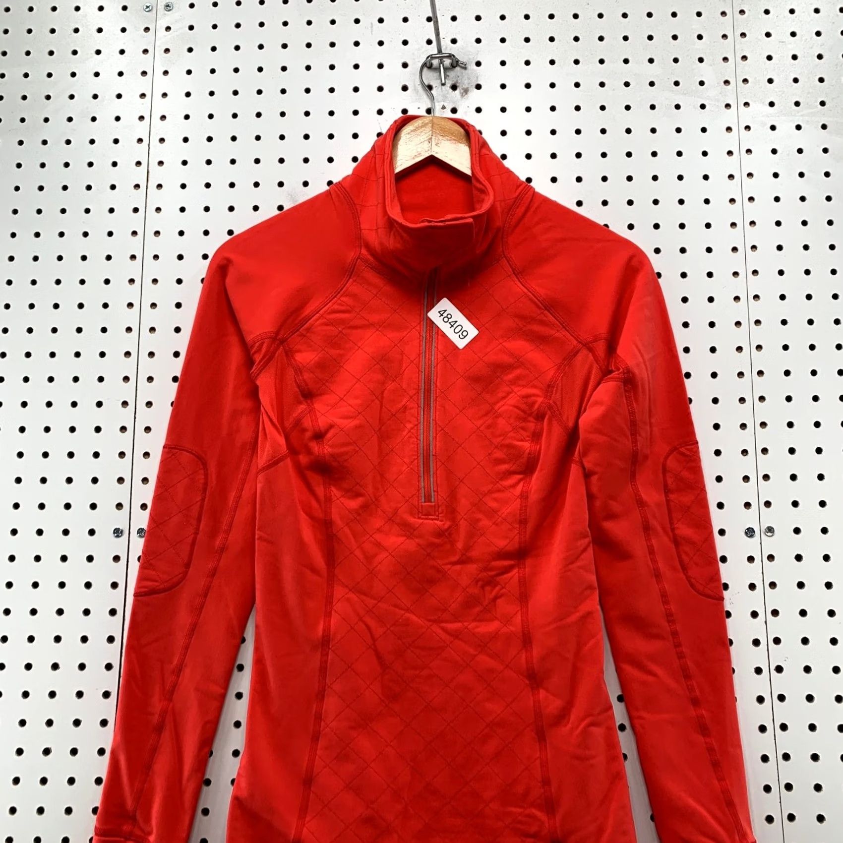 Lululemon Lululemon Running Jacket Womens Coral Red Reflective Pockets Zip Collar Size L / US 10 / IT 46 - 4 Thumbnail