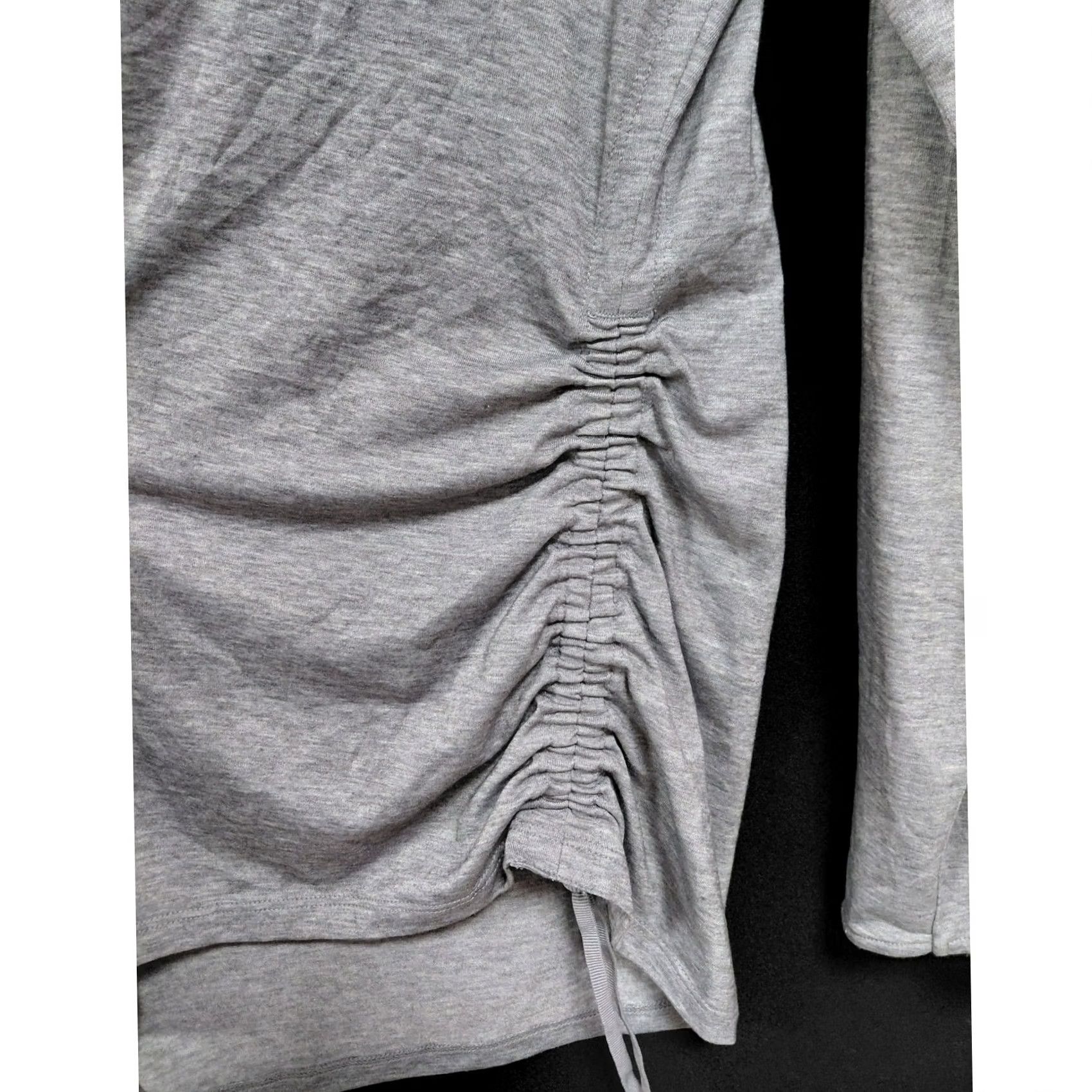 Athleta Athleta Ruched Long Sleeve Gray Knit Women XL Size XL / US 12-14 / IT 48-50 - 3 Thumbnail
