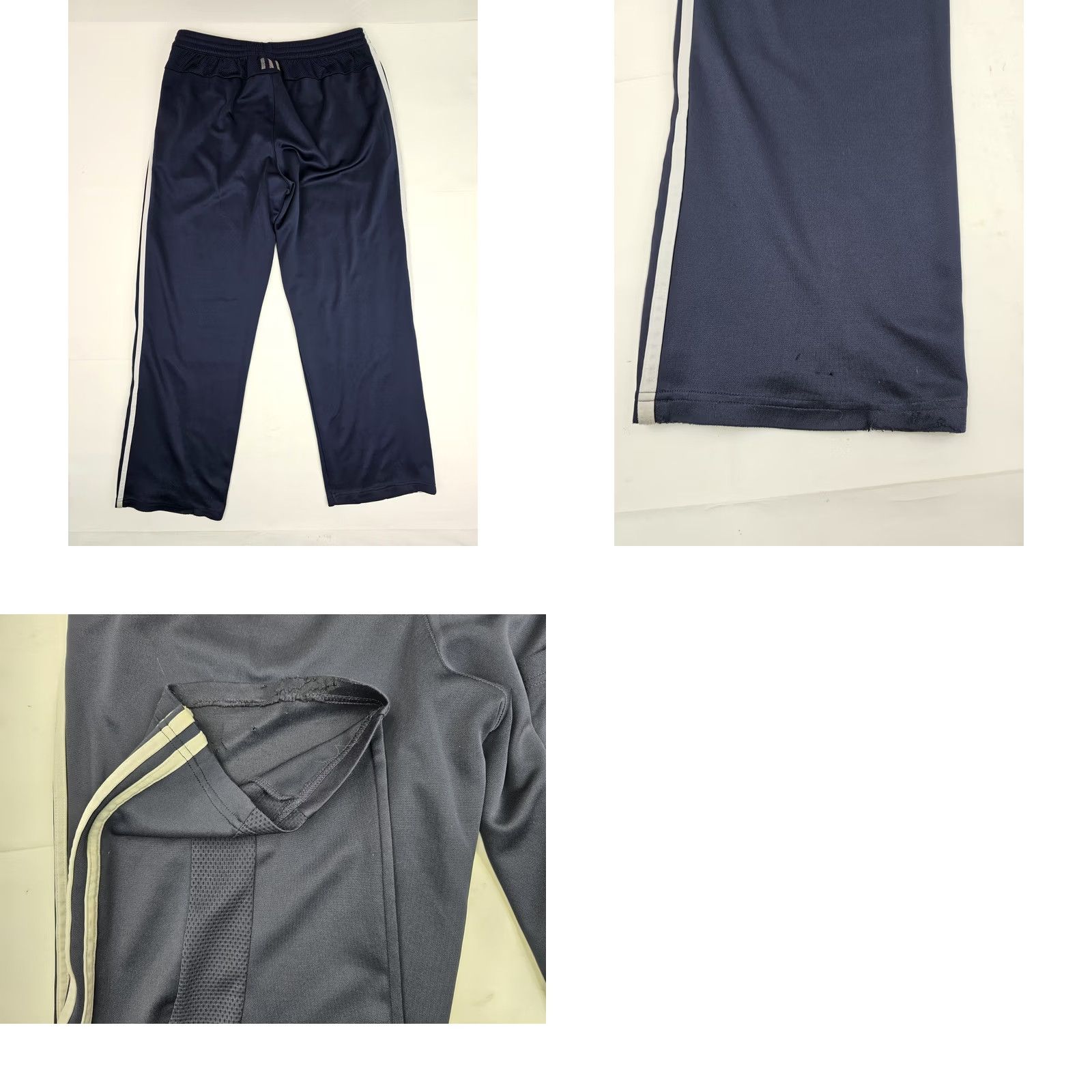 Adidas Adidas Clima365 Straight Leg Fleece Track Pants Men XL Navy Blue Y2K Foam? Size US 36 / EU 52 - 9 Thumbnail