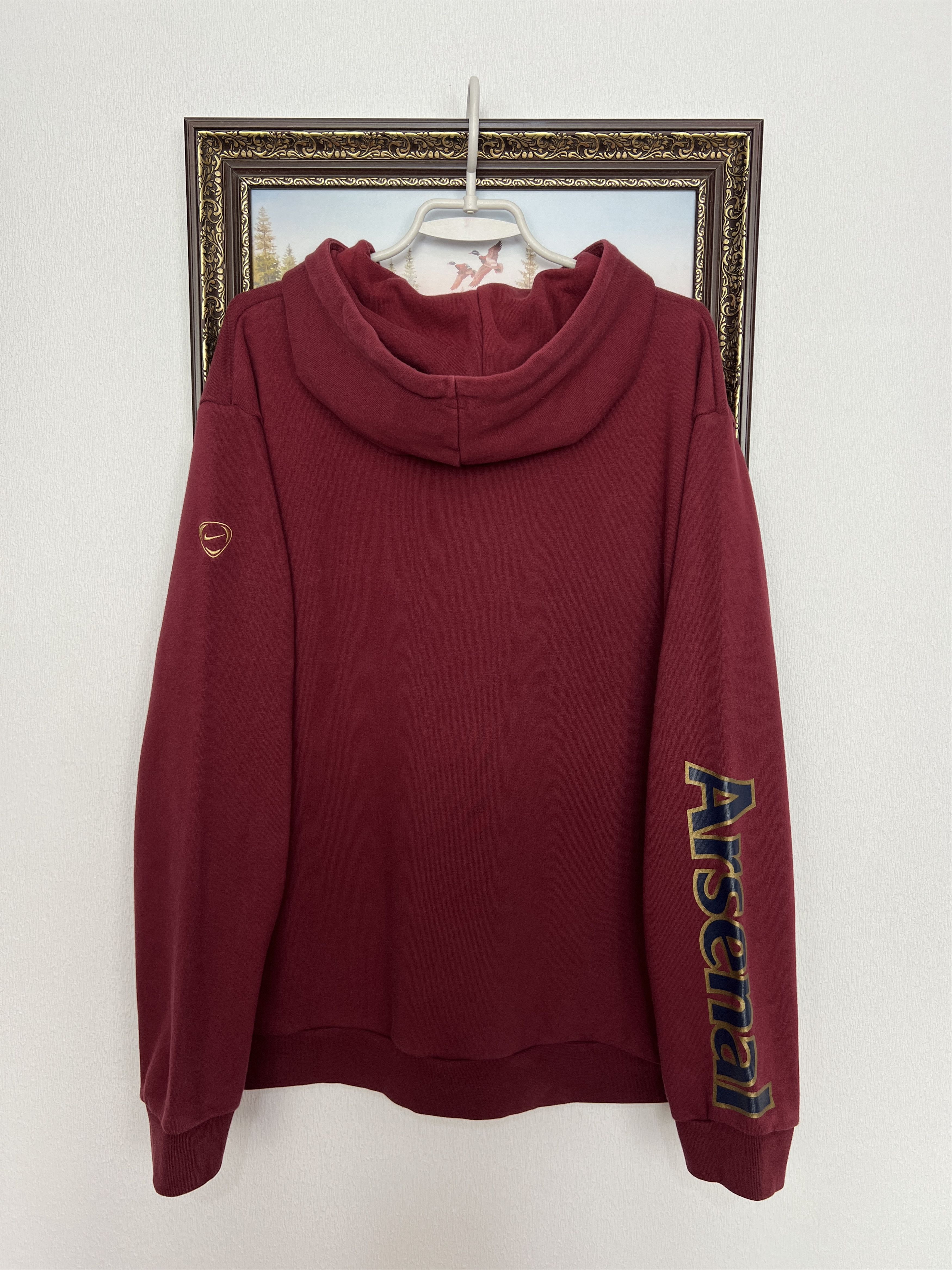 Nike Vintage Nike Arsenal Highbury Football Hoodie Jacket Gunners Size US L / EU 52-54 / 3 - 10 Thumbnail