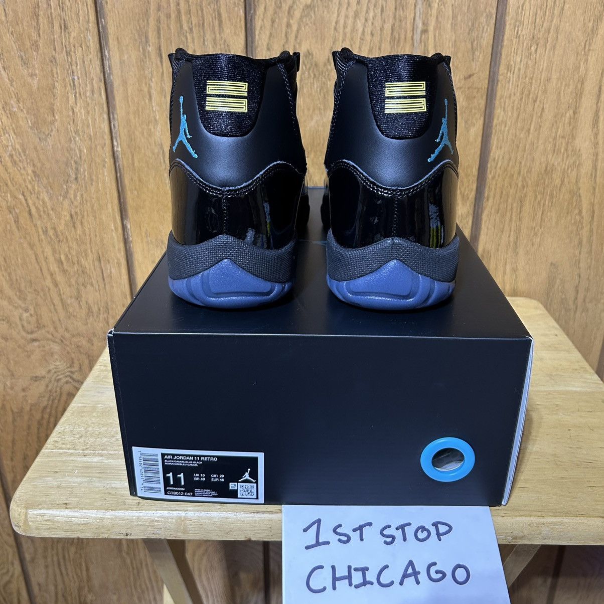 Jordan Brand Nike Air Jordan 11 Retro Gamma Blue 2025 CT8012-047 Mens 11 Size US 11 / EU 44 - 4 Thumbnail