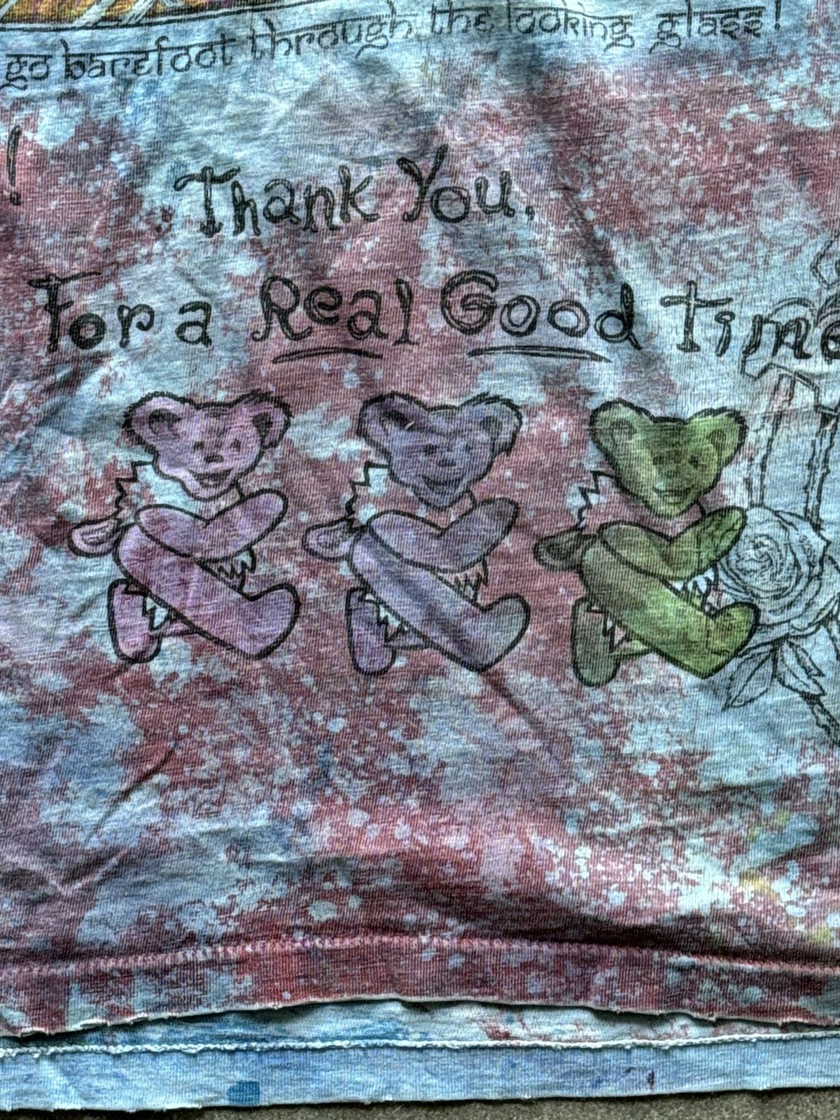Vintage Vintage Grateful Dead, Wesley waters art, cut tag 25/28 Size US XXL / EU 58 / 5 - 7 Thumbnail