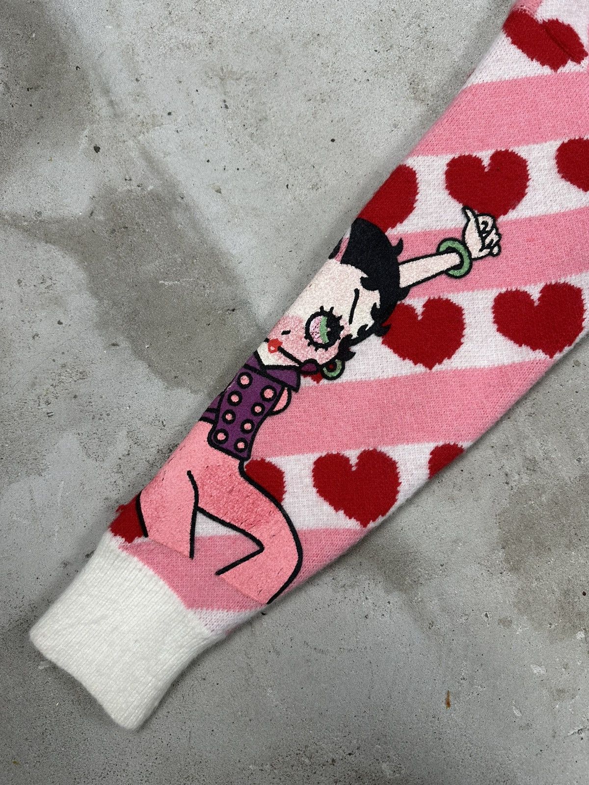 Cartoon Network × Vintage Vintage Y2K Betty Boop Cartoon Network Wool Sweater Size US L / EU 52-54 / 3 - 3 Thumbnail