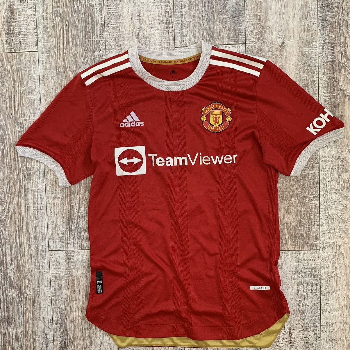 Adidas Adidas Manchester United Ronaldo 7 soccer jersey T shirt Size US L / EU 52-54 / 3 - 1 Thumbnail