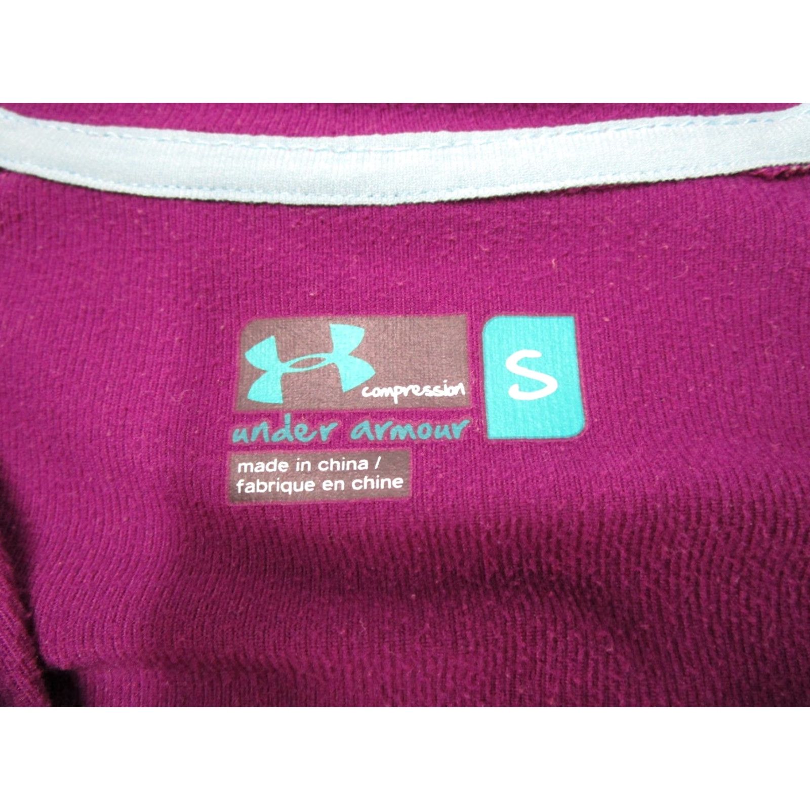Under Armour Under Armour Compression Women's S 1/4 Zip Pullover Athletic Fitted Baselayer Shirt Size S / US 4 / IT 40 - 2 Thumbnail