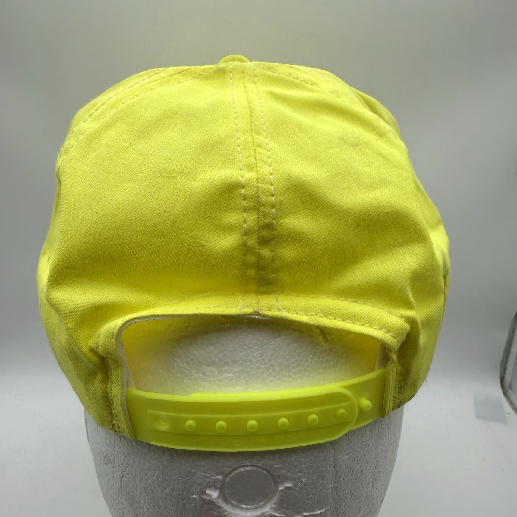 Vintage VINTAGE Boondocks USA Trucker Hat Snapback OSFA Neon Yellow Unisex Adults Adjustable Hat Mens Womens Boys Girls Size ONE SIZE - 2 Thumbnail