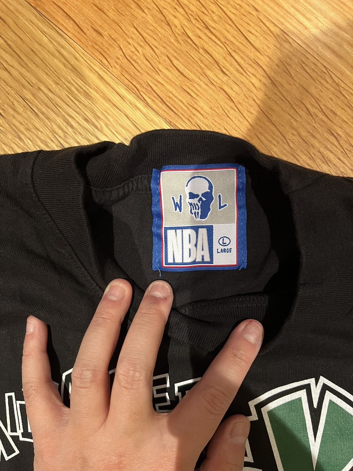 NBA × Warren Lotas Warren Lotas x NBA Bucks Myth Black Tee Size US L / EU 52-54 / 3 - 3 Thumbnail