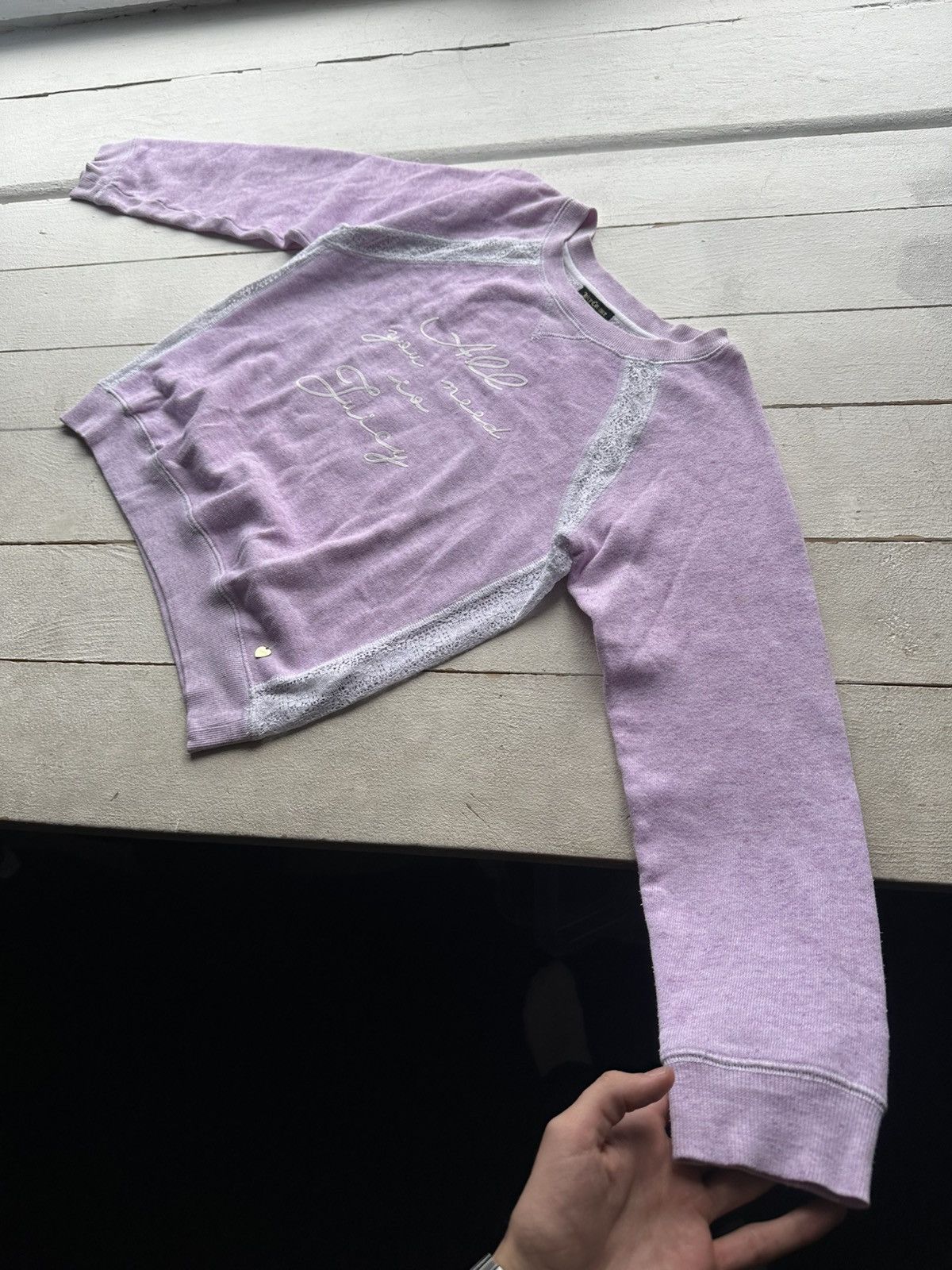Juicy Couture 🚨Y2K JUICY COUTURE BIG LOGO SWEATSHIRT WOMEN AVANT GARDE Size S / US 4 / IT 40 - 2 Thumbnail