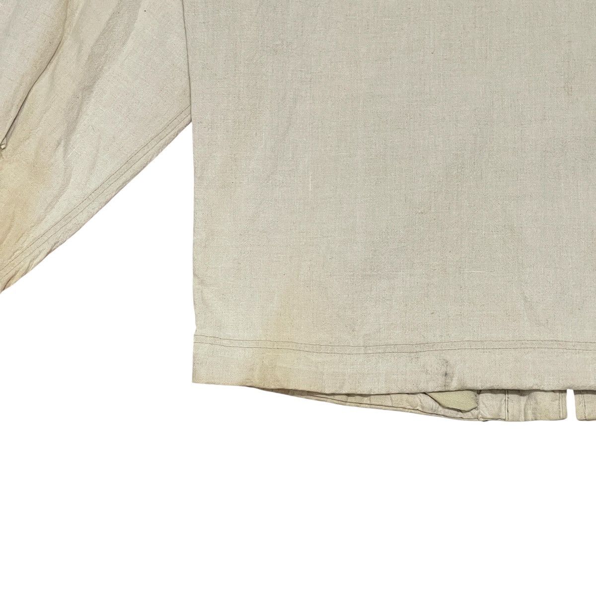 Nigel Cabourn Vintage Nigel Cabourn 80’s Linen Cotton Work Chore Jacket Size US XXL / EU 58 / 5 - 16 Thumbnail