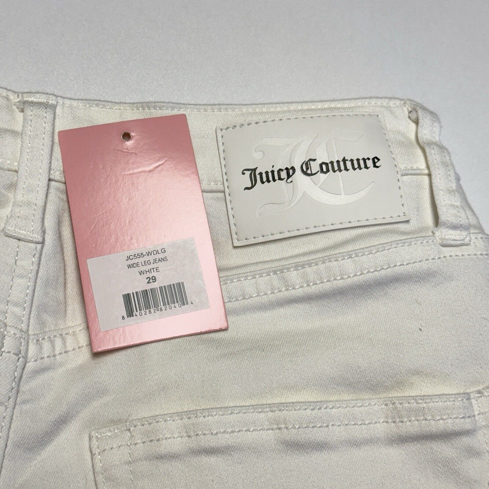 Juicy Couture Juicy Couture Wide Legs Jeans Womens 29 White Y2K Style Size 29" - 7 Thumbnail