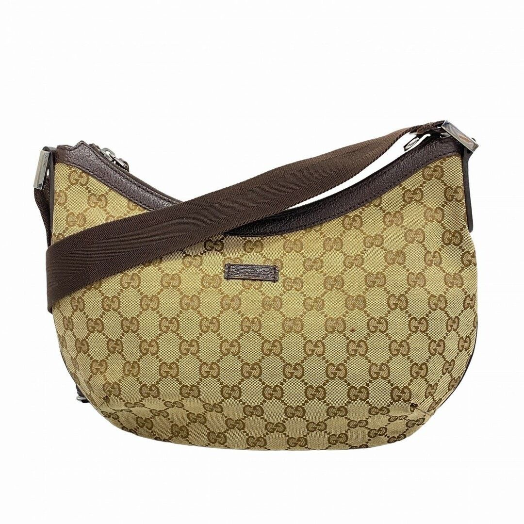 Gucci GG Canvas Shoulder Bag 181092 in Brown, Women's