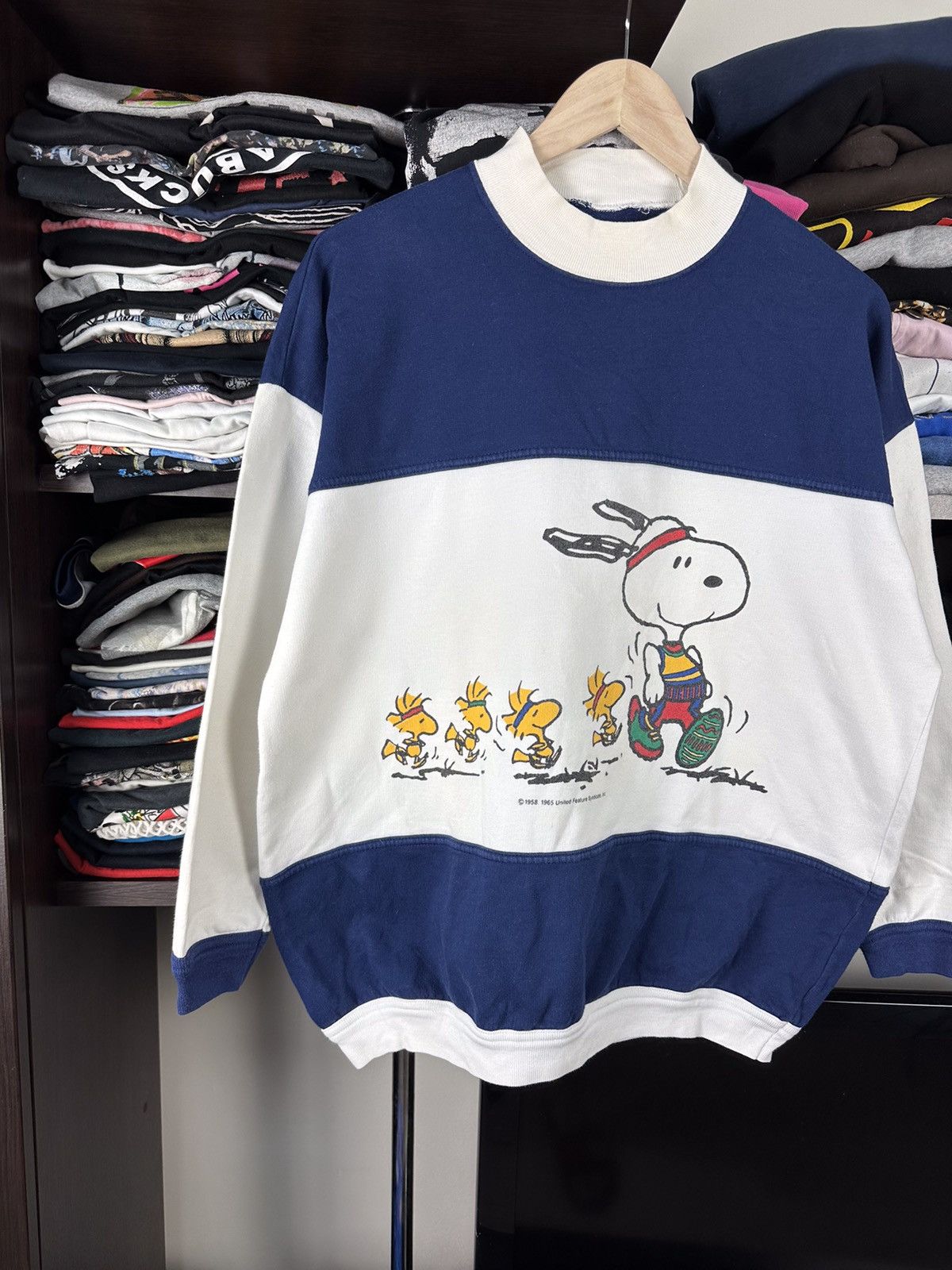 Vintage 1958s Snoopy Graphic Sweatshirt Size US L / EU 52-54 / 3 - 3 Thumbnail