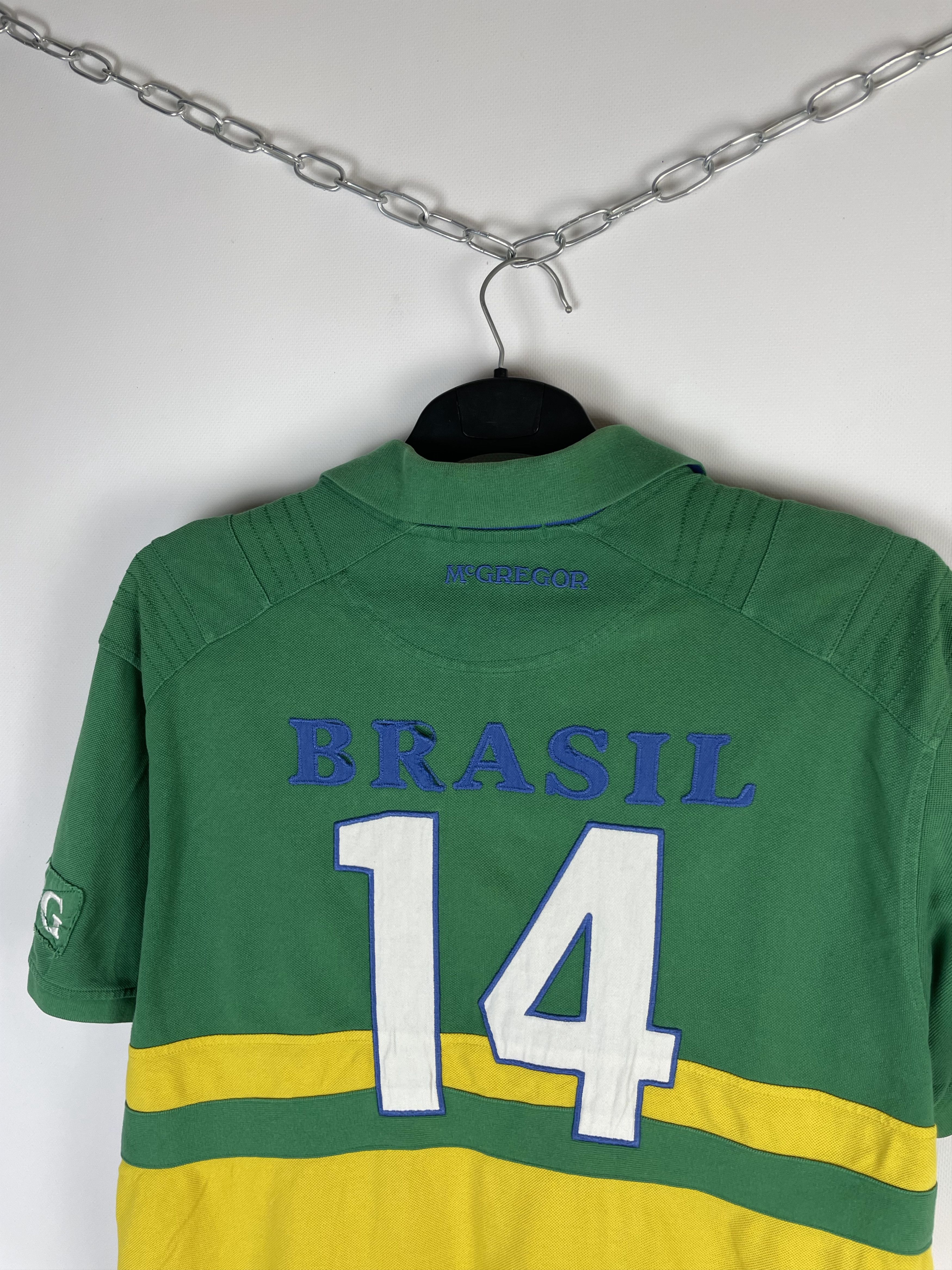 McGregor Vintage Polo Brasil Big Logo 90 Size US XL / EU 56 / 4 - 10 Thumbnail