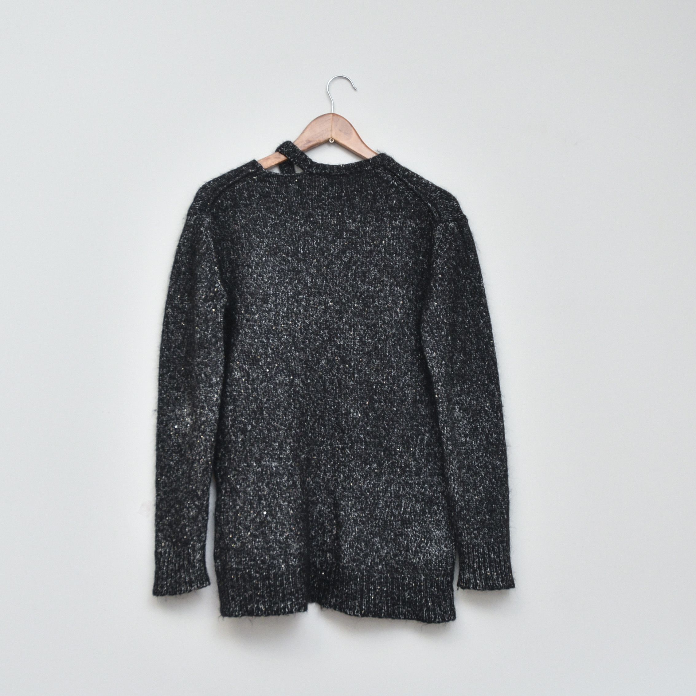 Zadig & Voltaire ZADIG VOLTAIRE Katy Bse Alpaca Silk Knit Sweater Sequin sz L Size L / US 10 / IT 46 - 2 Thumbnail