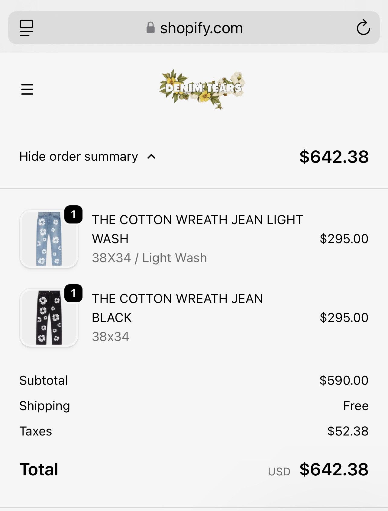 DENIM TEARS Light wash denim tears jeans Size US 38 / EU 54 - 11 Thumbnail