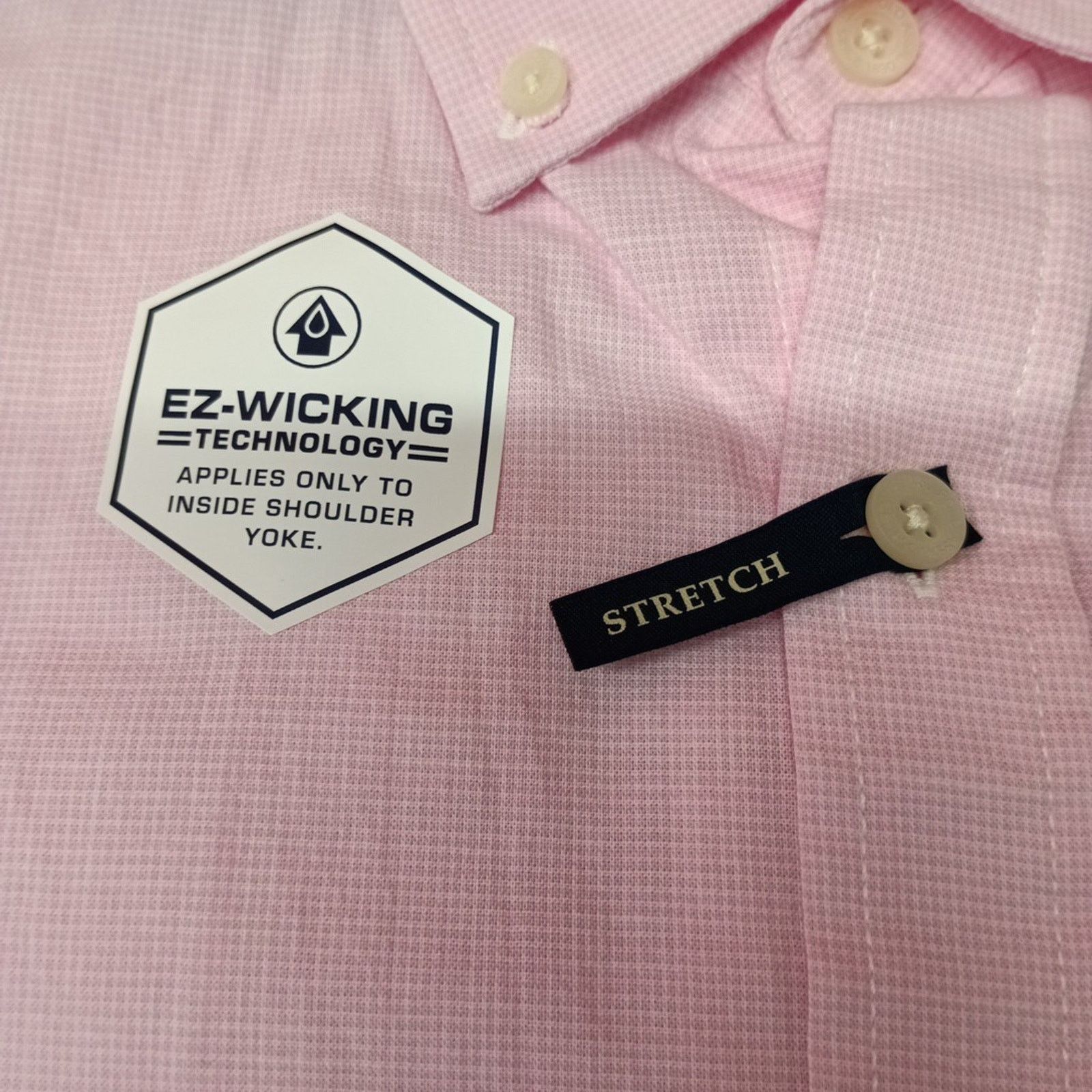 U.S. Polo Assn. U.S. Polo Assn. Button Woven Shirt Men's M Pink Checkered Size US M / EU 48-50 / 2 - 5 Thumbnail