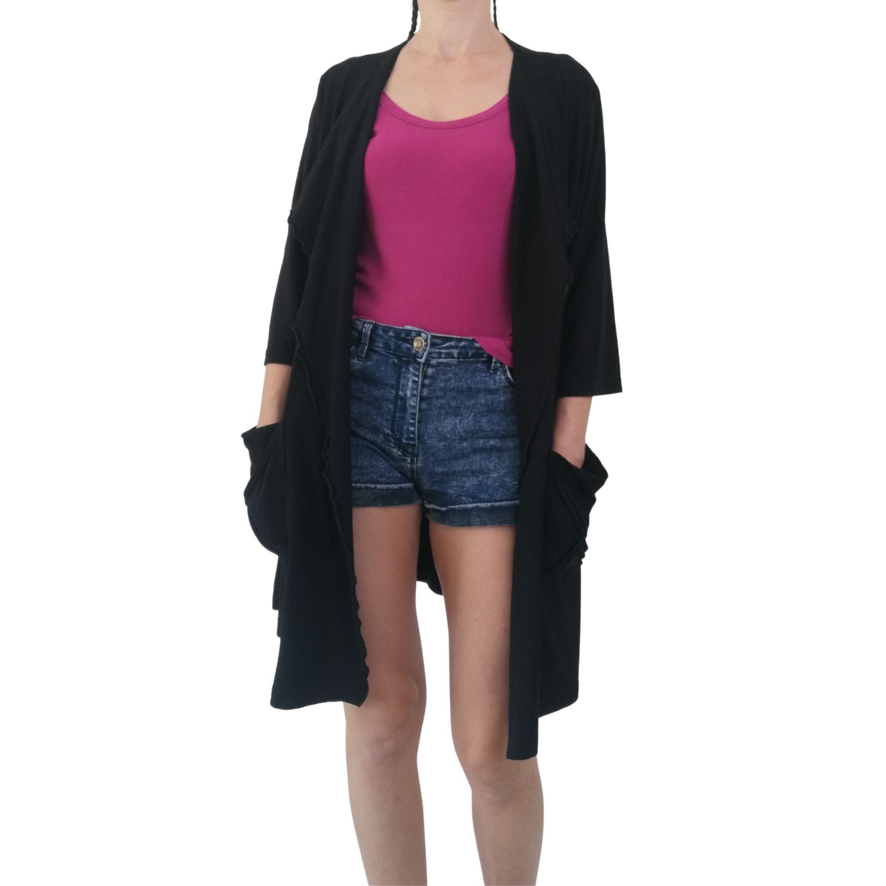 Other FLIRT oversized kimono-jacket by Fani Tsakiri Size S / US 4 / IT 40 - 6 Thumbnail