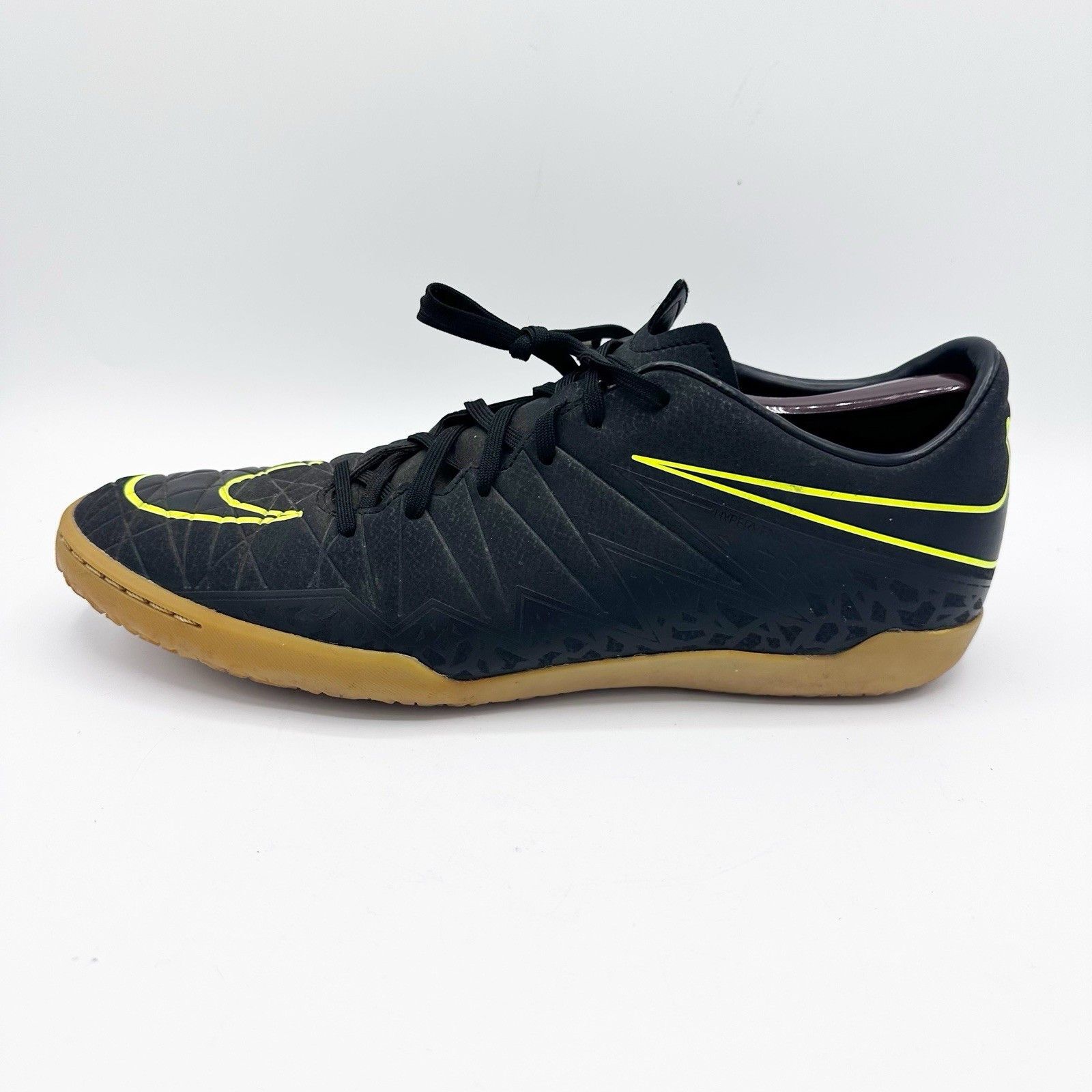 Nike Nike Hypervenom Phelon II IC Mens's Black Volt Soccer Shoes Size US 11.5 / EU 44-45 - 1 Thumbnail