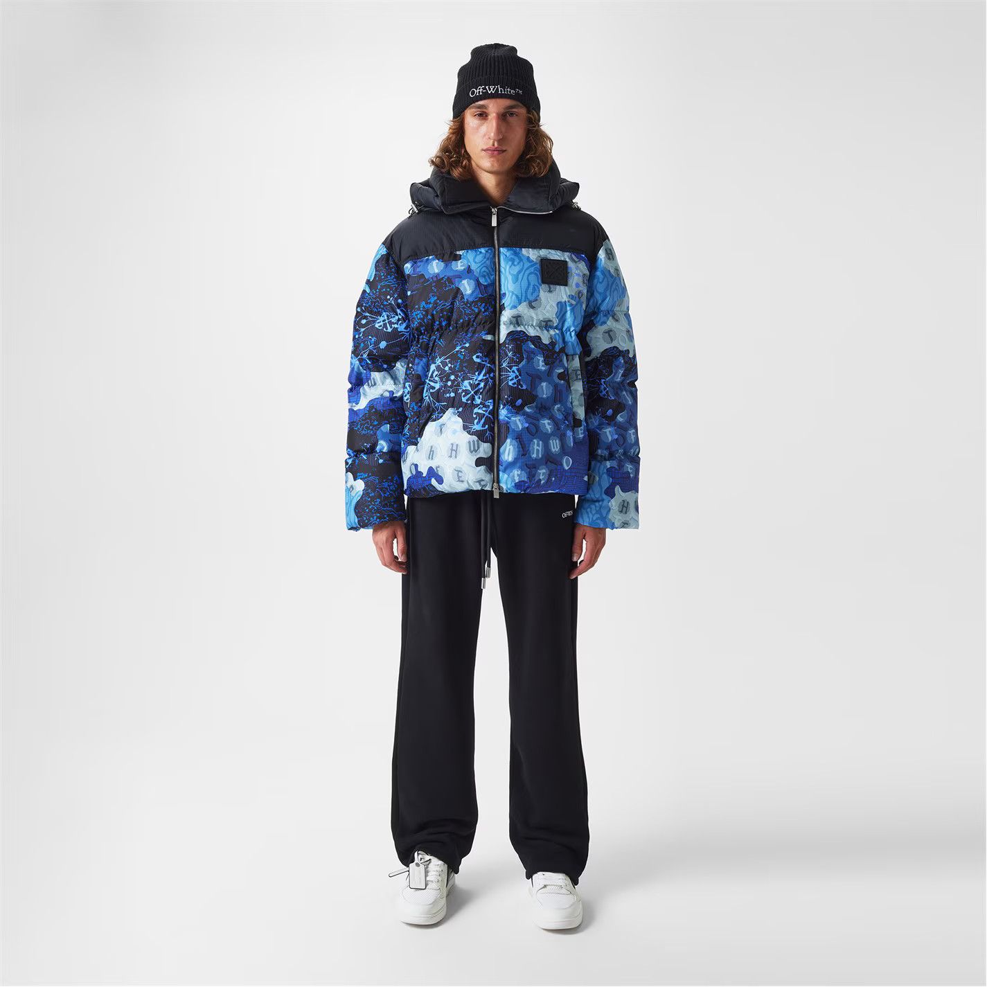 Off-White o1g2r1mq0326 Wind Resistant Puffer Jacket in Multicolor Size US L / EU 52-54 / 3 - 5 Thumbnail