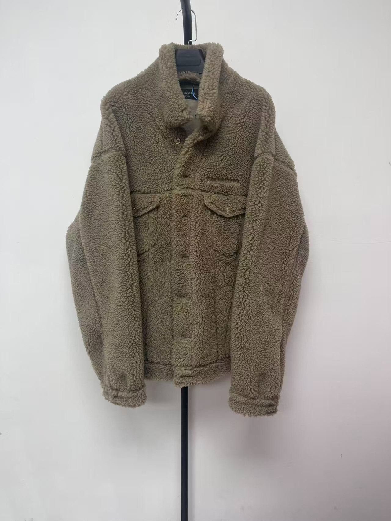 Balenciaga Balenciaga Men's Solid High-Neck Jacket Size US M / EU 48-50 / 2 - 1 Thumbnail