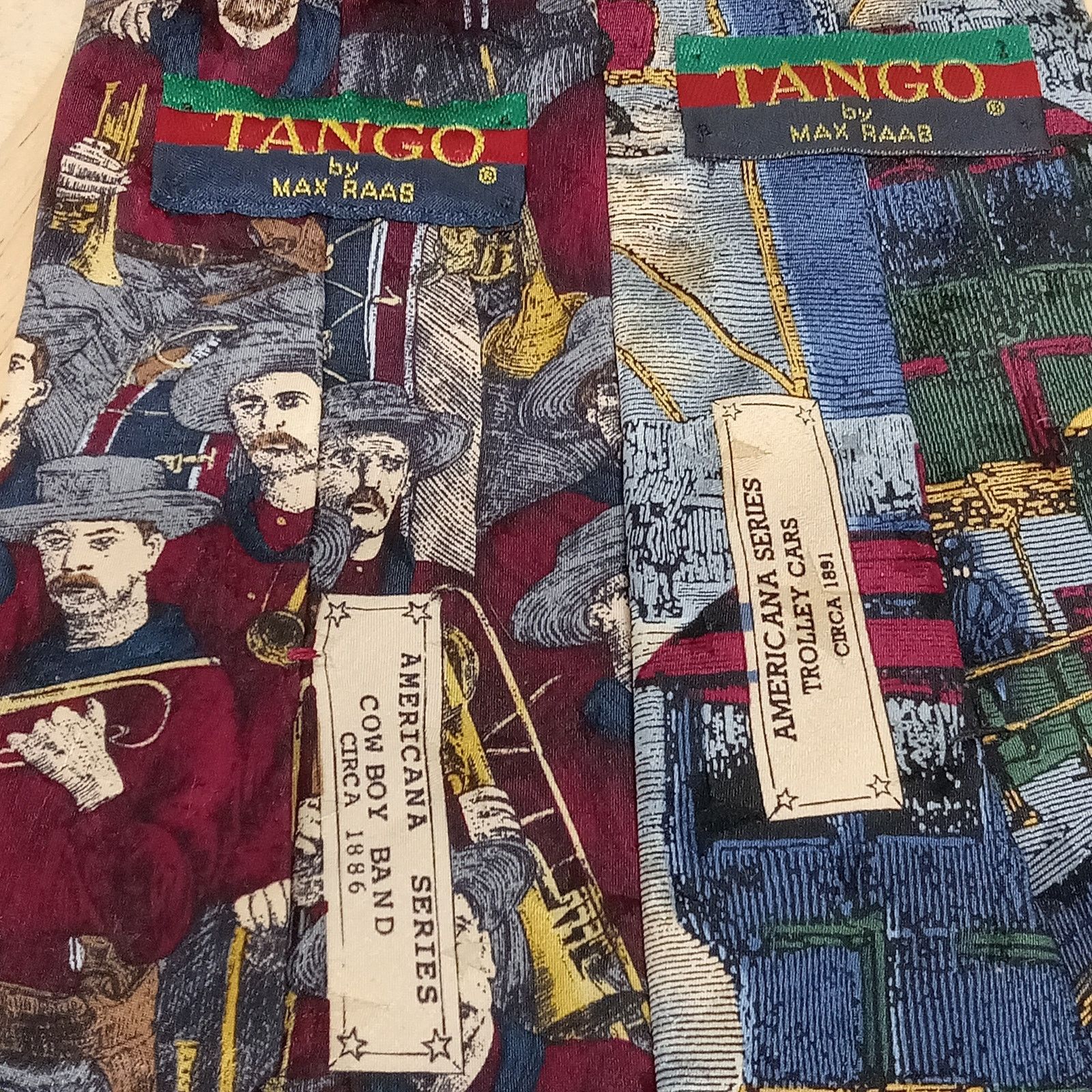 & Other Stories Set Of 2 Tango Americana Series Ties Men's Cowboy Band1886 Size ONE SIZE - 3 Thumbnail