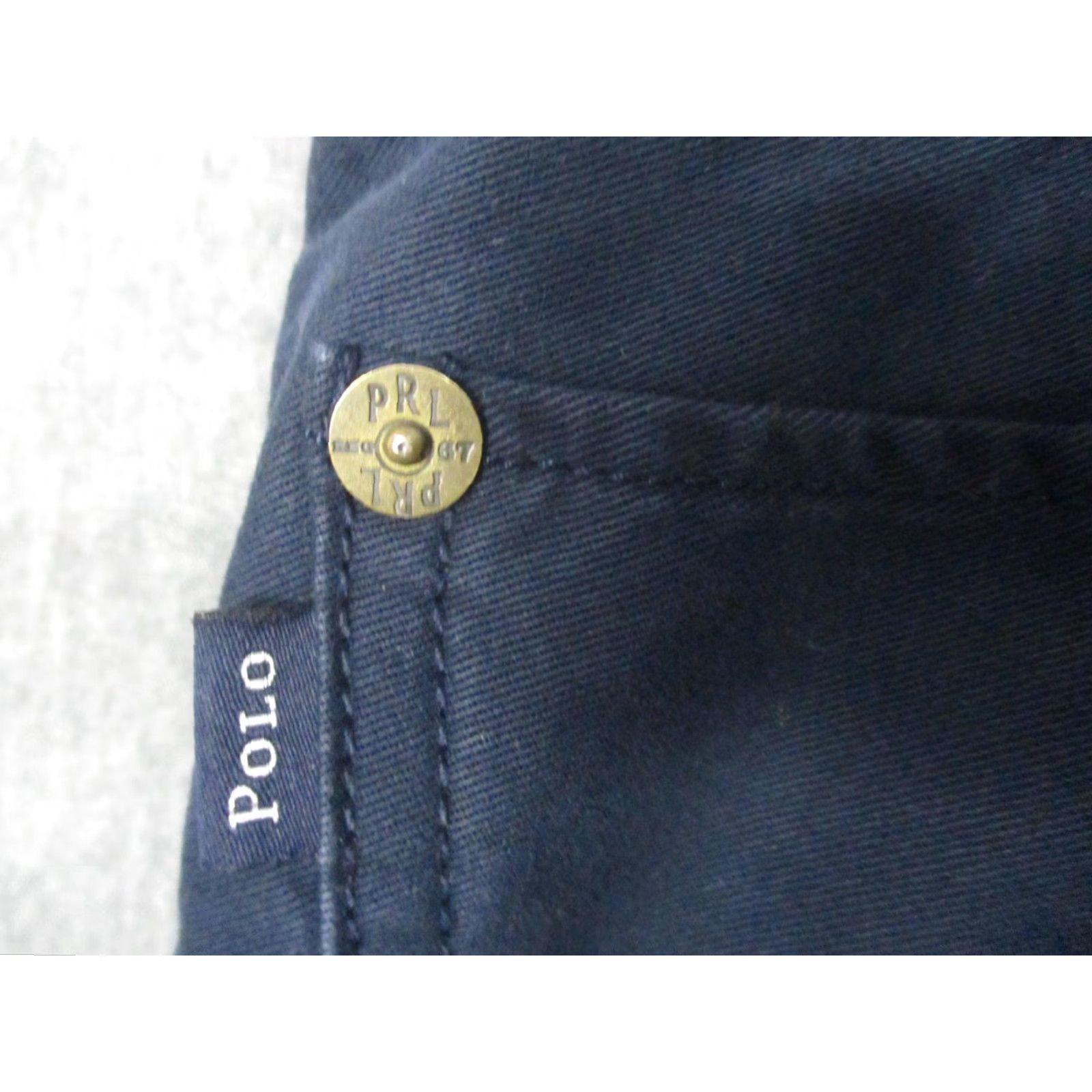 Polo Ralph Lauren Polo Ralph Lauren Jeans Mens 32x32 Navy Blue Stretch 5-Pocket Twill Pants Size US XS / EU 42 / 0 - 7 Thumbnail