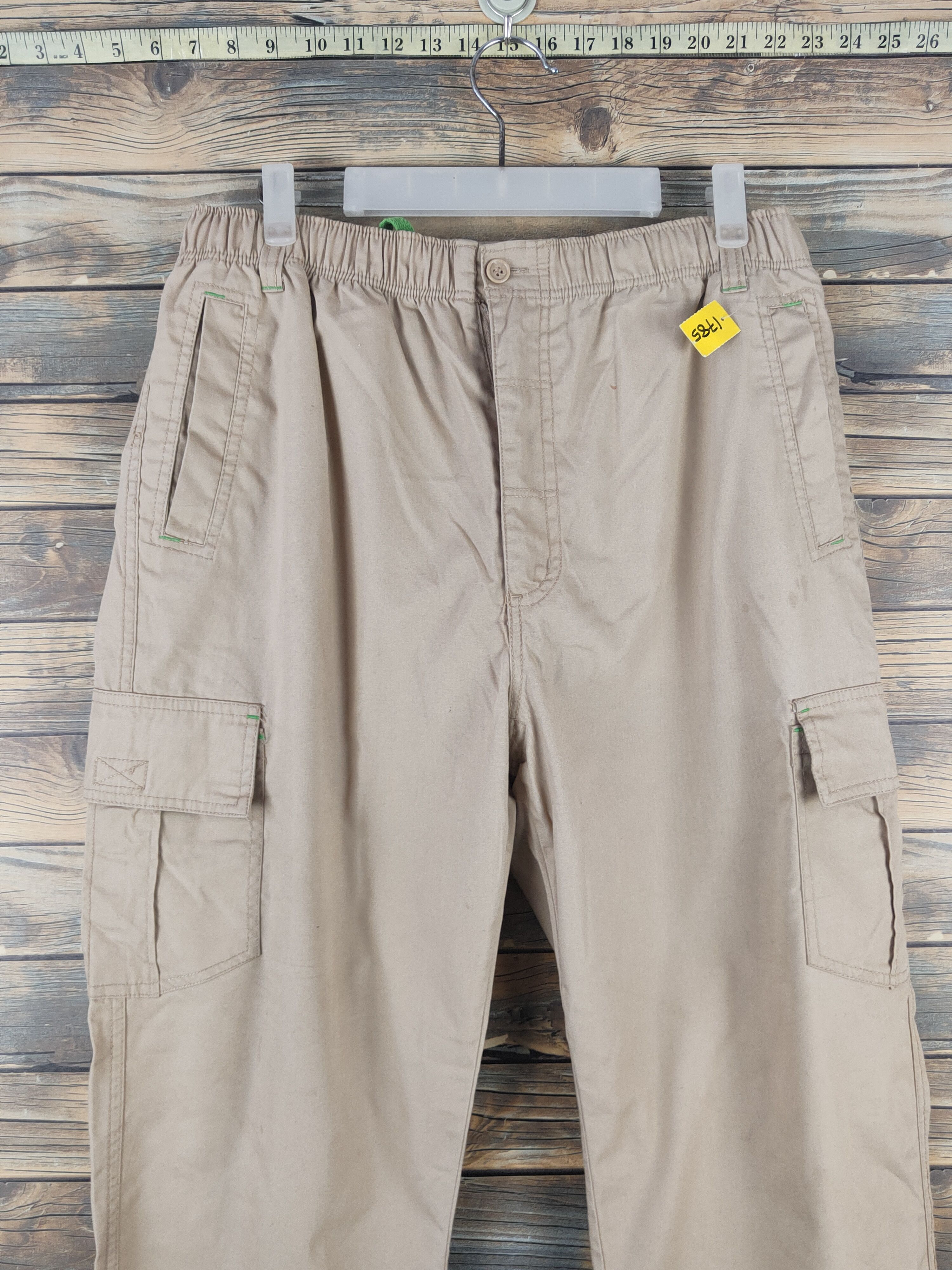 Japanese Brand DL Japanese Brand Beige Multipocket Cargo Pants #1785 Size US 32 / EU 48 - 2 Thumbnail
