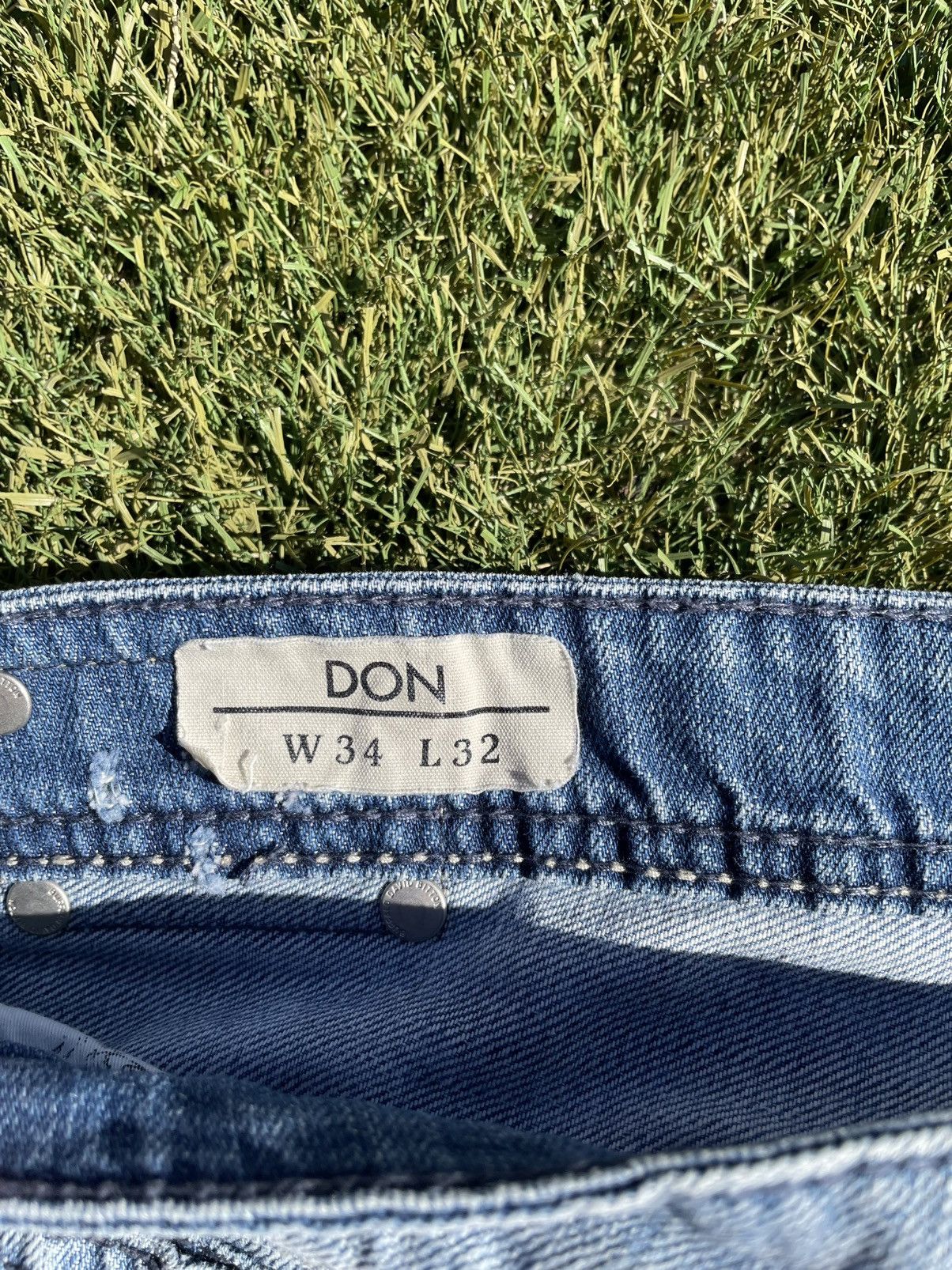 Buffalo David Bitton Buffalo David Bitton Jeans Mens Blue Light Wash 34 x 32 Size US 34 / EU 50 - 4 Thumbnail