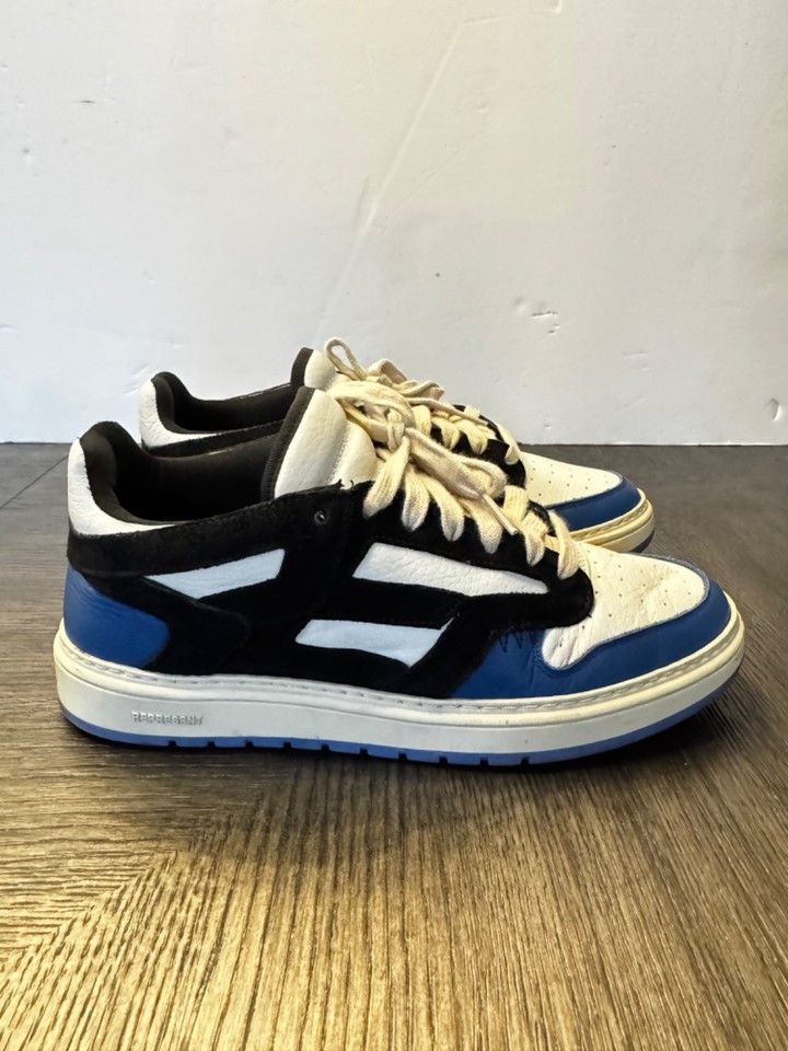 Represent Clo. Represent Shoes Mens White Black Royal Blue Reptor Low Size US 9 / EU 42 - 4 Thumbnail