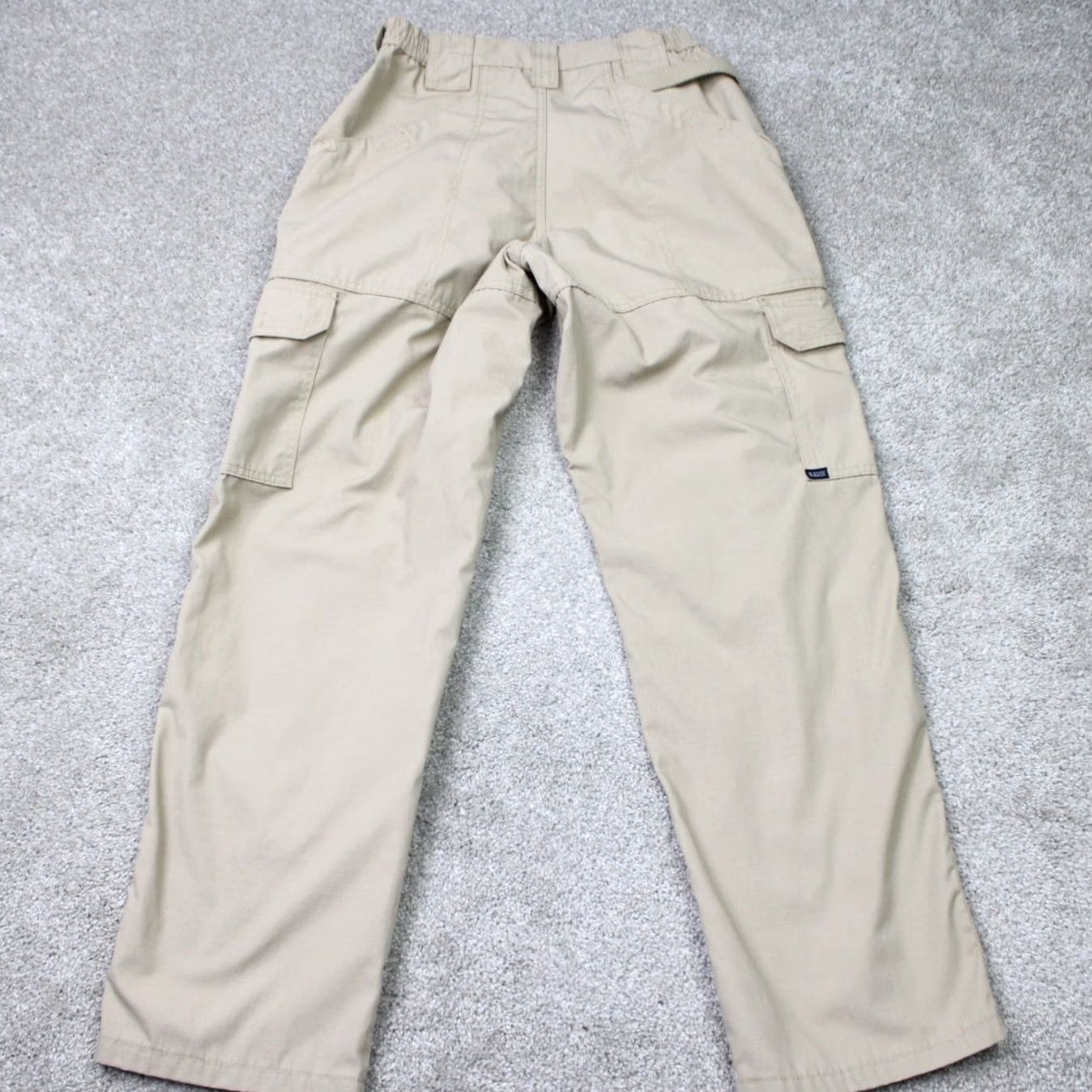 Vintage 5.11 Tactical Pants Mens 30x30 Beige Taclite Pro Tactical Cargo Pocket Stretch Pants Size US 30 / EU 46 - 5 Thumbnail