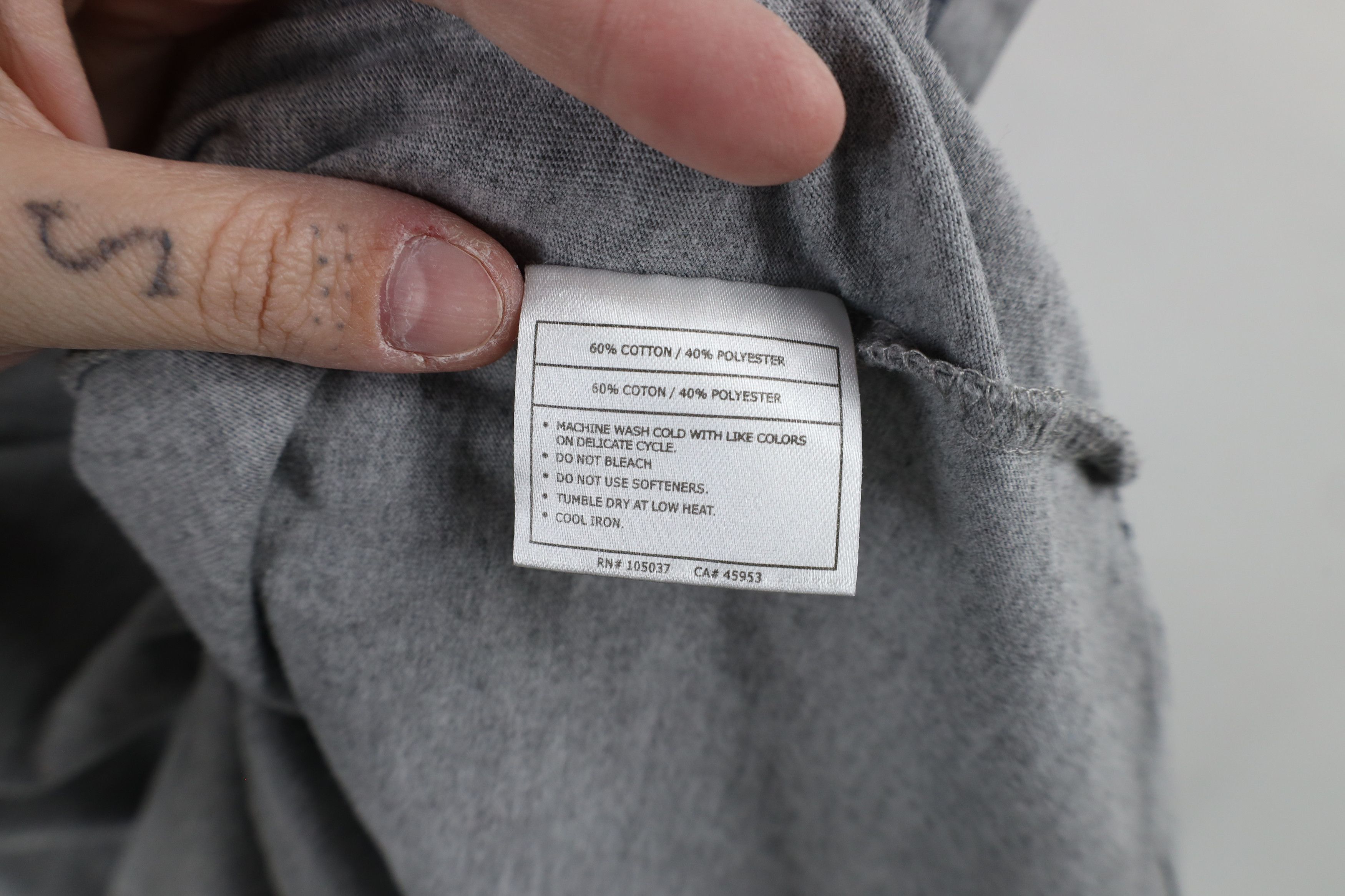 Ariat × Vintage Ariat Rebar Heavyweight Workwear Pocket T-Shirt Gray Size US XXL / EU 58 / 5 - 8 Thumbnail