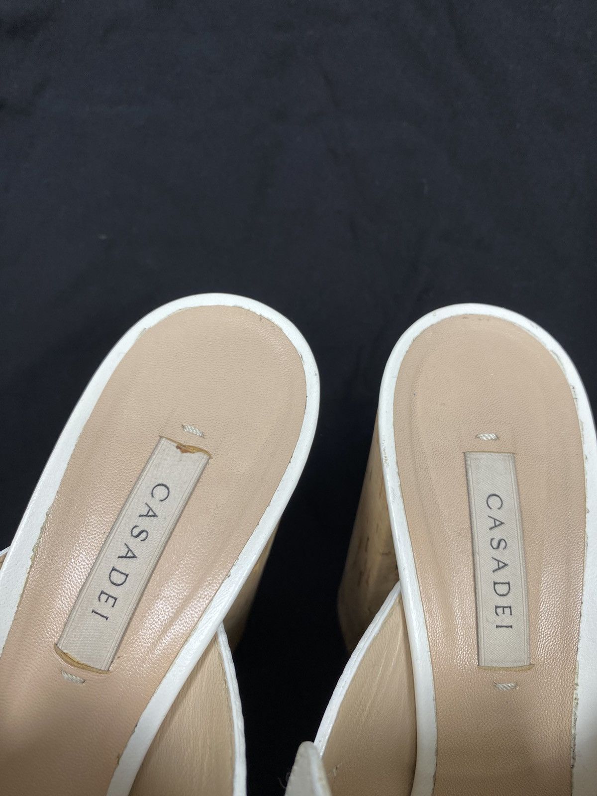 Casadei Casadei Leather Tassel Platform Slide Sandals size 39 Size US 9 / IT 39 - 5 Thumbnail