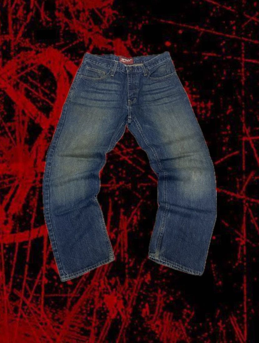 Vintage Sick☠️ Arizona Mud Wash Vintage Jeans Relaxed 90s Dirty Rusty Size US 31 - 1 Thumbnail