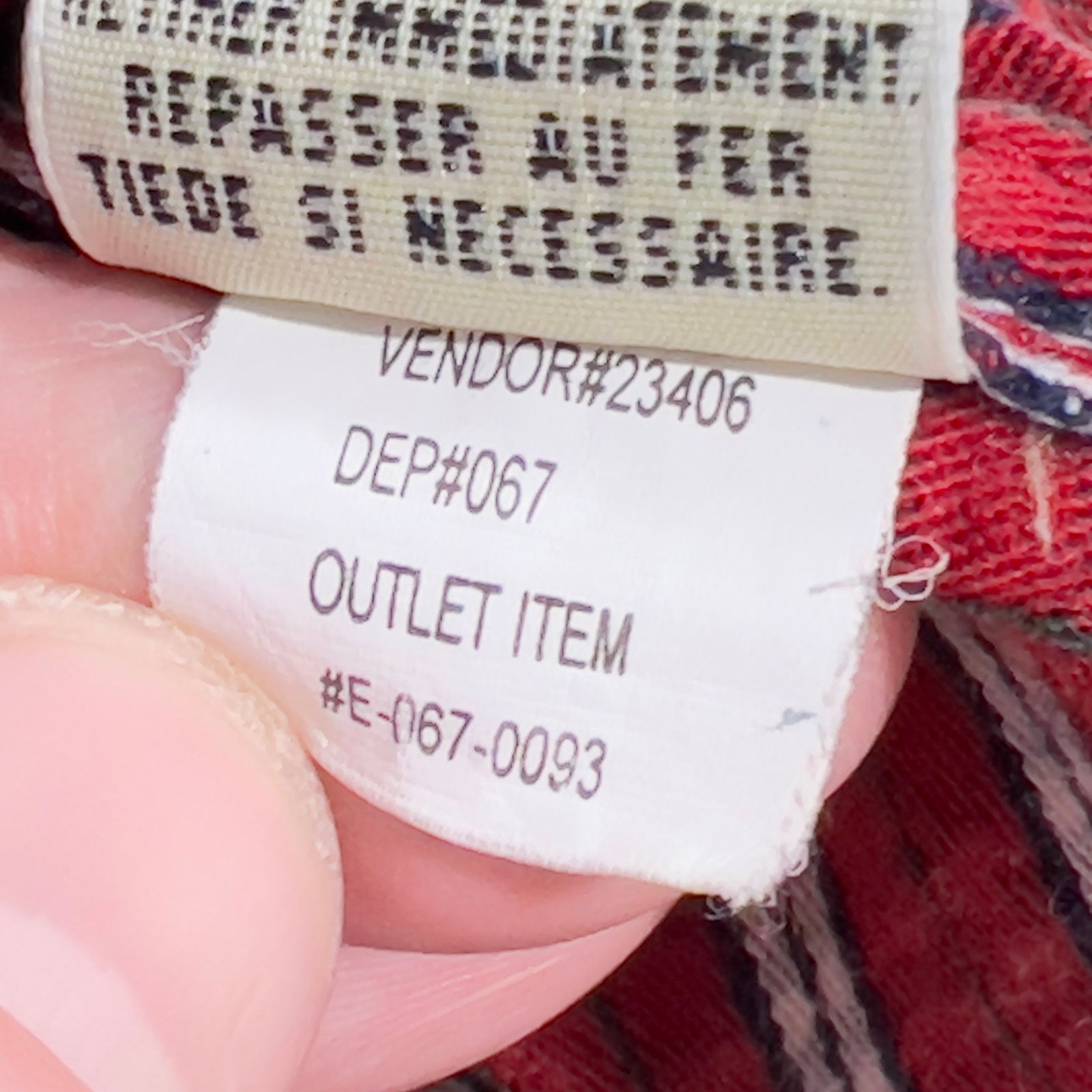 Eddie Bauer Eddie Bauer Outlet Button Down Shirt Men's Large Flannel Red Size US L / EU 52-54 / 3 - 10 Thumbnail
