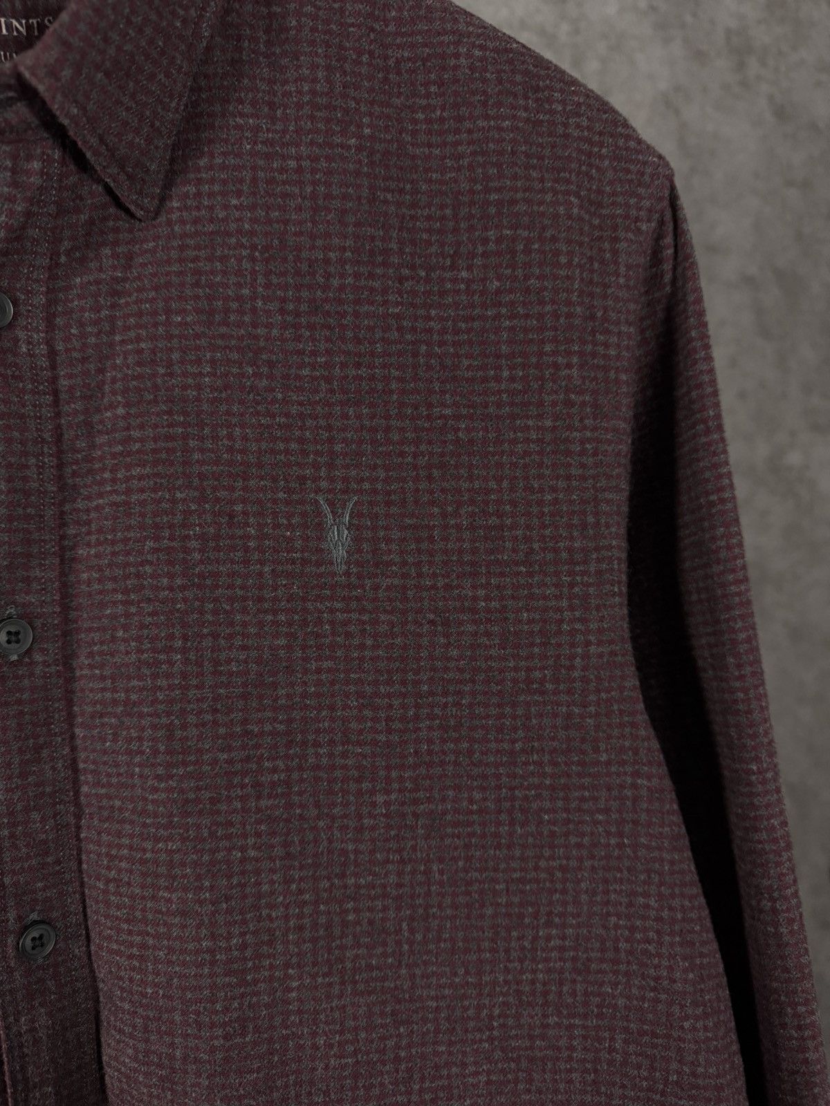 Allsaints Allsaints designer logo flannel checkered shirt Size US M / EU 48-50 / 2 - 3 Thumbnail