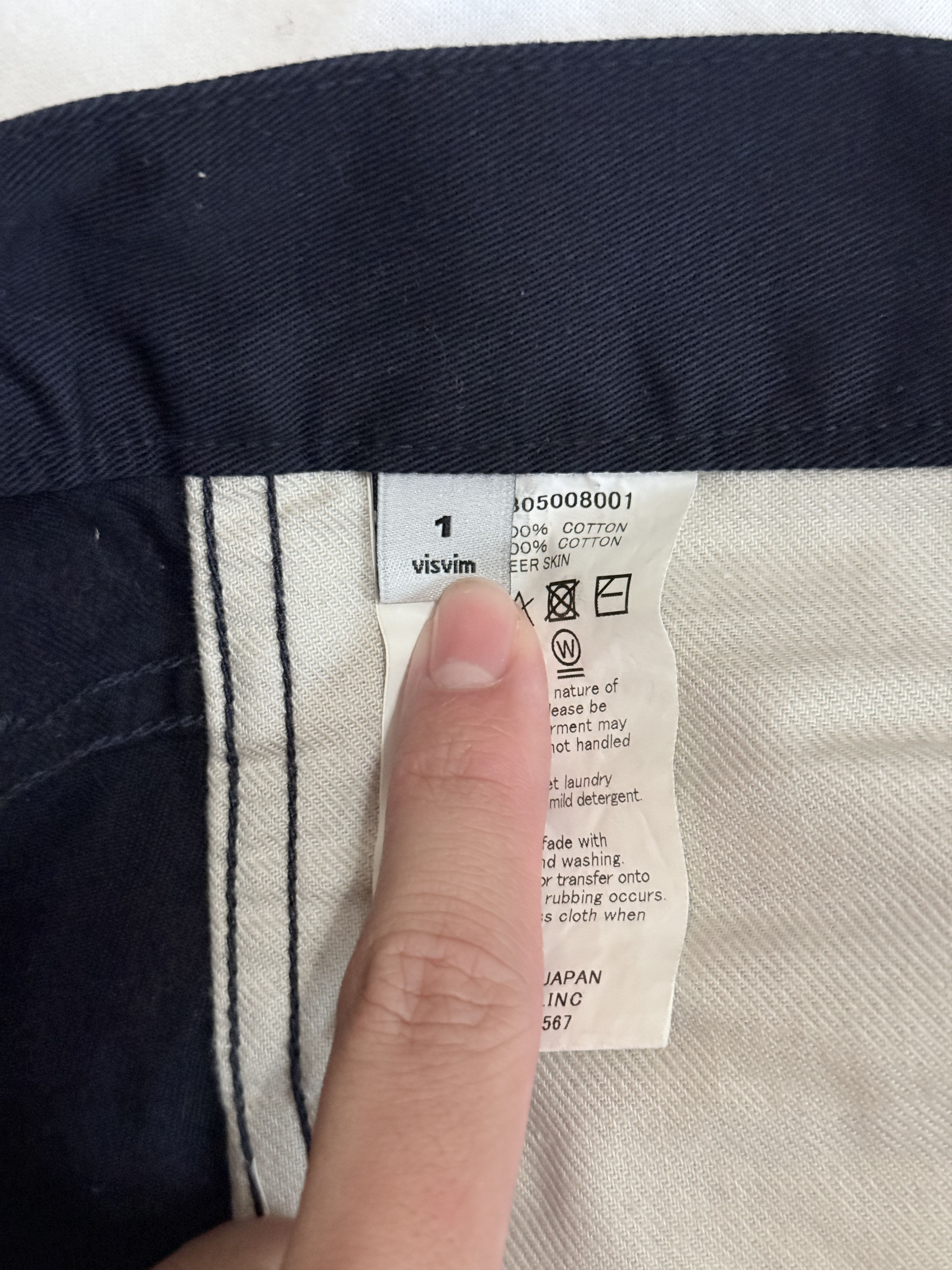 Visvim Fluxus Chino Trousers Navy Blue Size US 30 / EU 46 - 6 Thumbnail