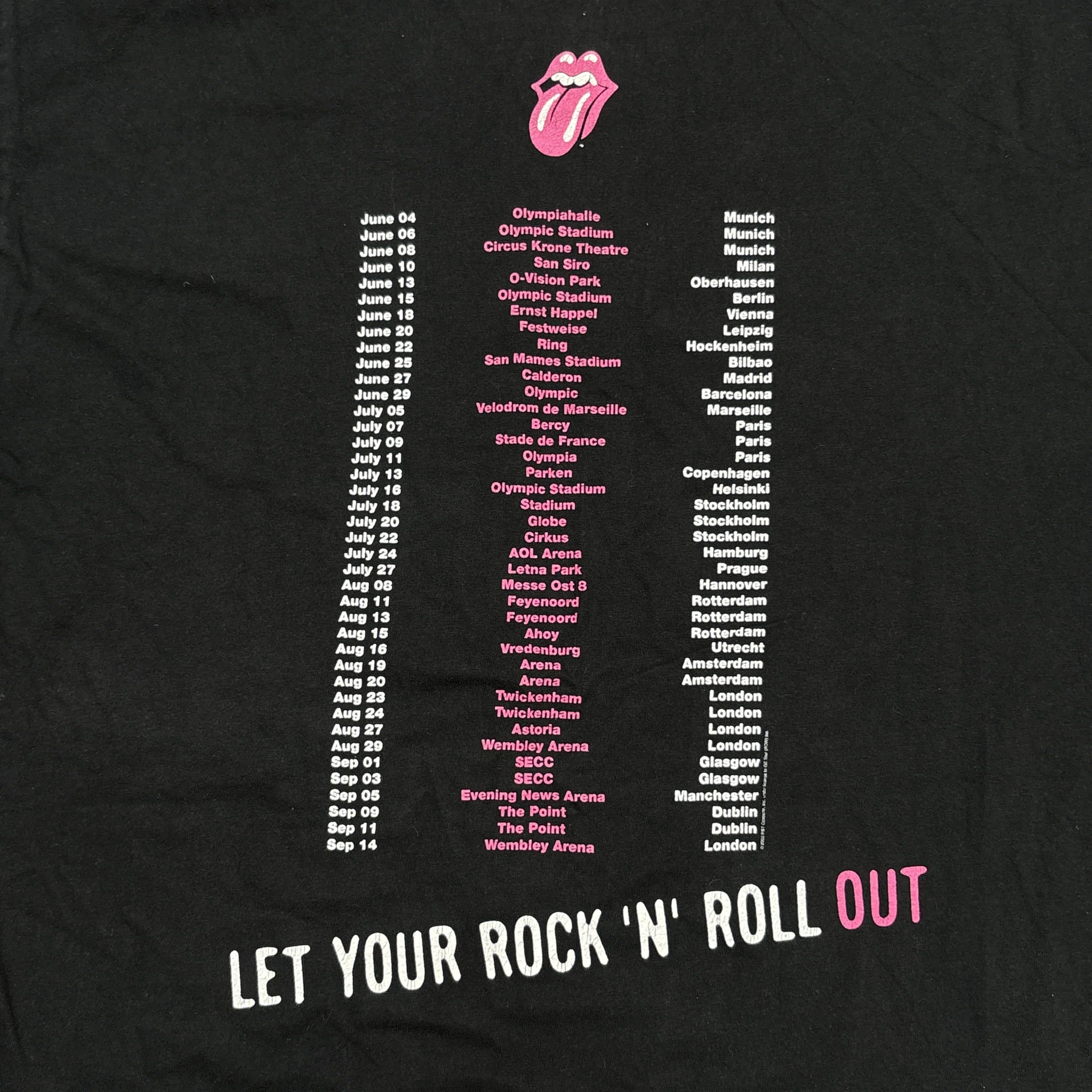 Band Tees Vintage Rolling Stones Shirt 2002 Tour Concert Rock Band Tee Size US L / EU 52-54 / 3 - 12 Thumbnail