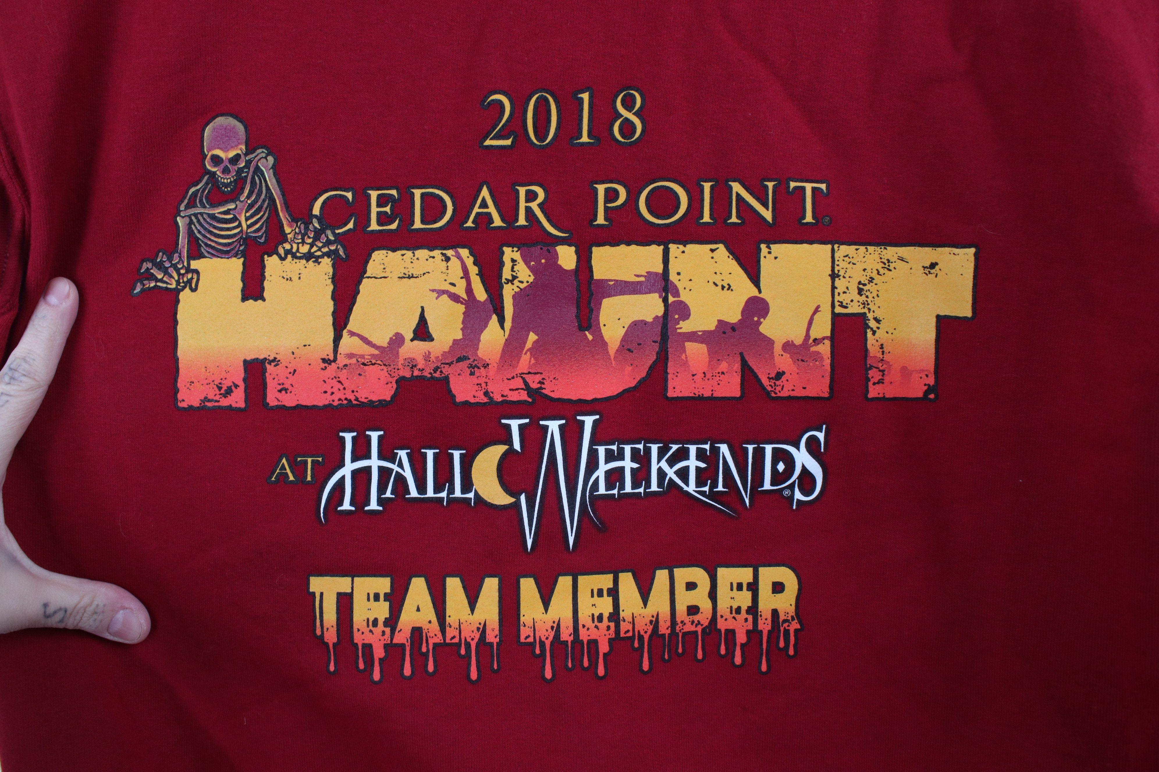 Vintage Vintage Y2K Haunt HalloWeekends Halloween Hoodie Sweatshirt Size US S / EU 44-46 / 1 - 10 Thumbnail