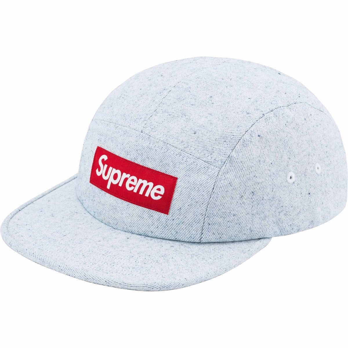 Supreme Coated Denim Camp Cap Size ONE SIZE - 1 Thumbnail