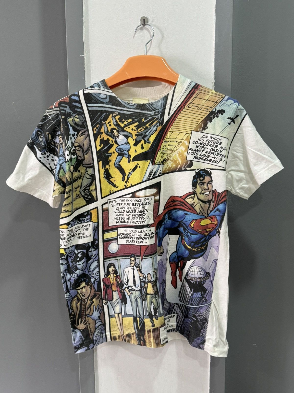 Anime DC comics - fullprint superman by Laundry Size US S / EU 44-46 / 1 - 1 Thumbnail